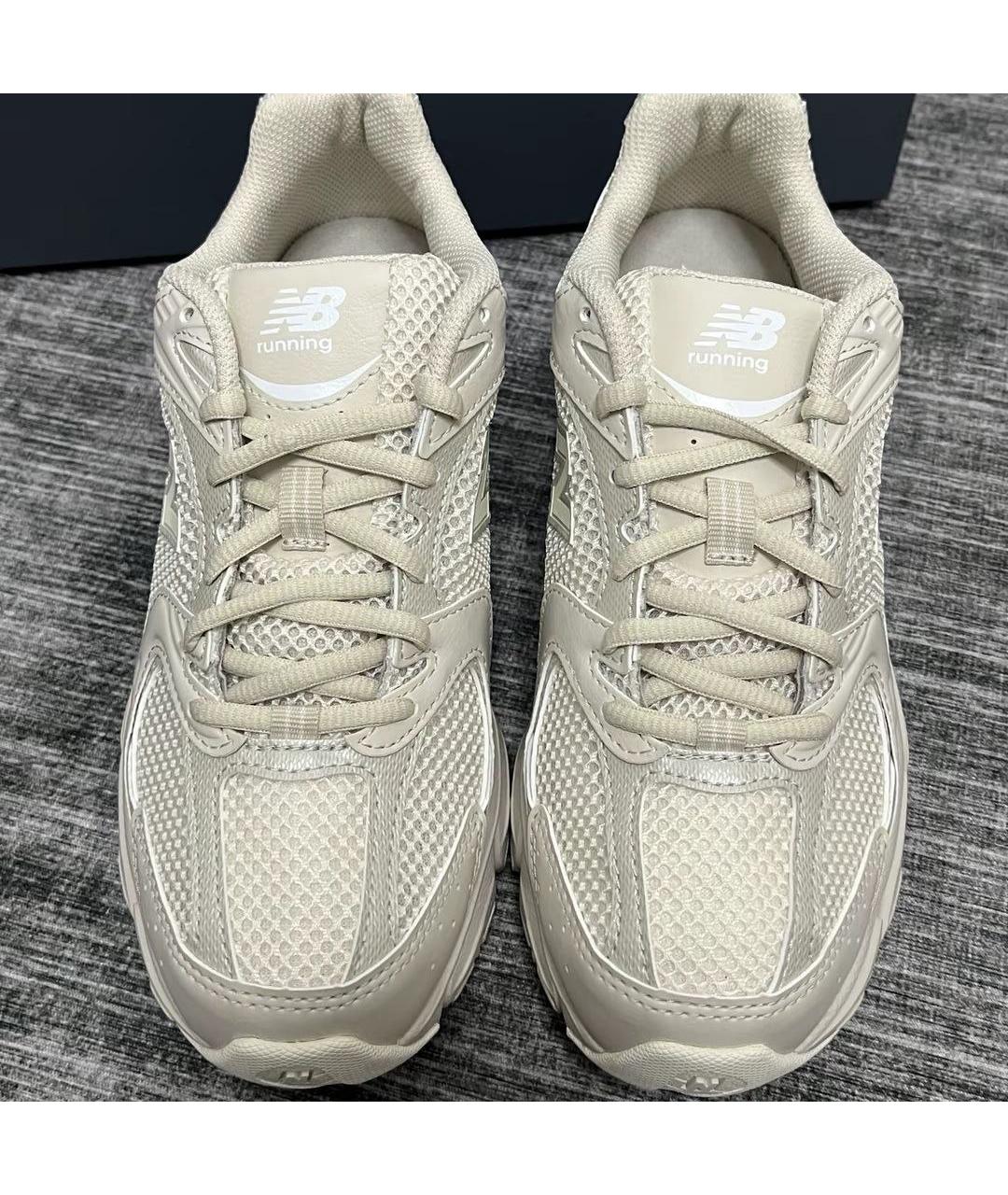 NEW BALANCE Бежевые текстильные кроссовки, фото 2