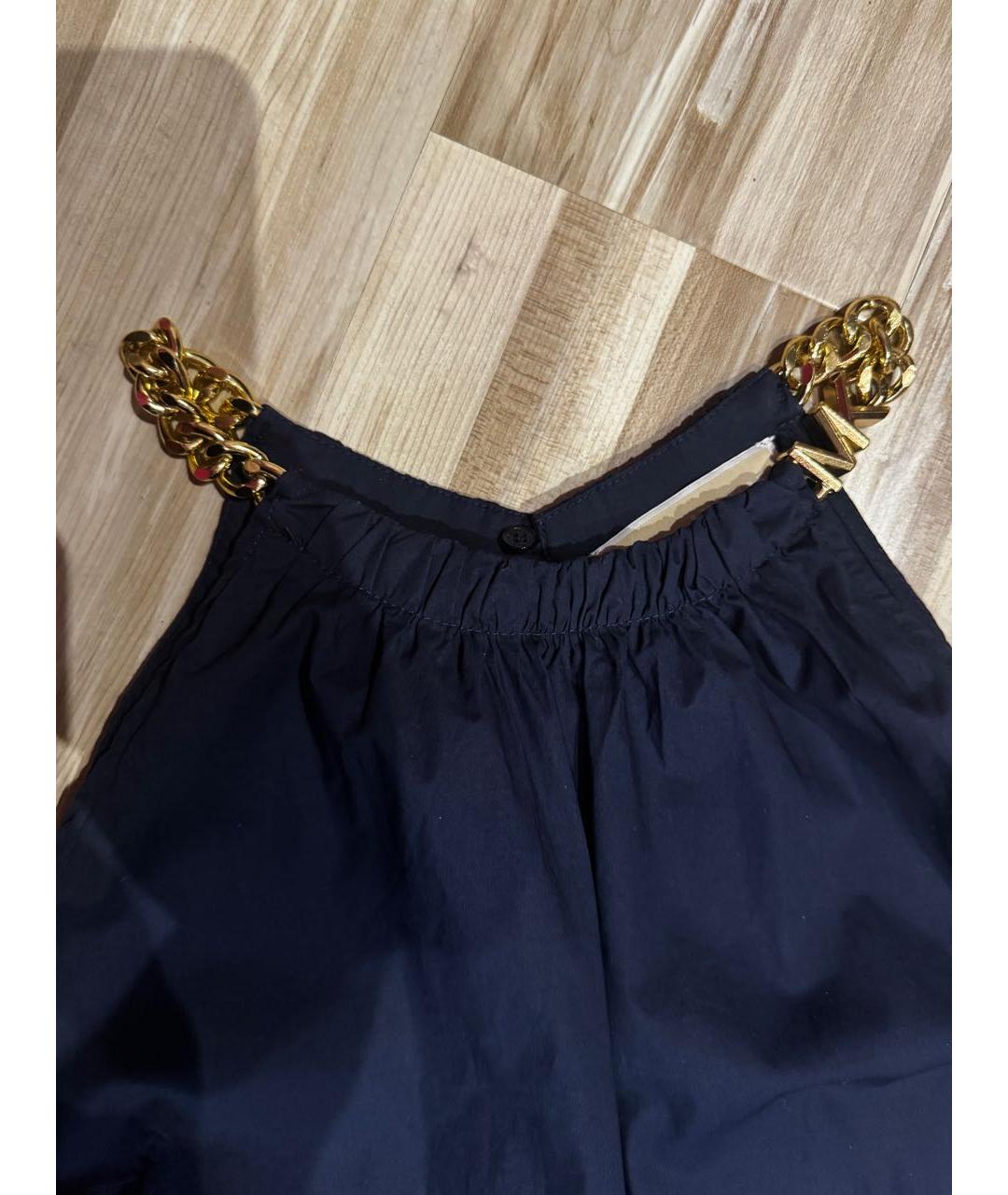 MICHAEL MICHAEL KORS Темно-синий хлопковый сарафан, фото 2