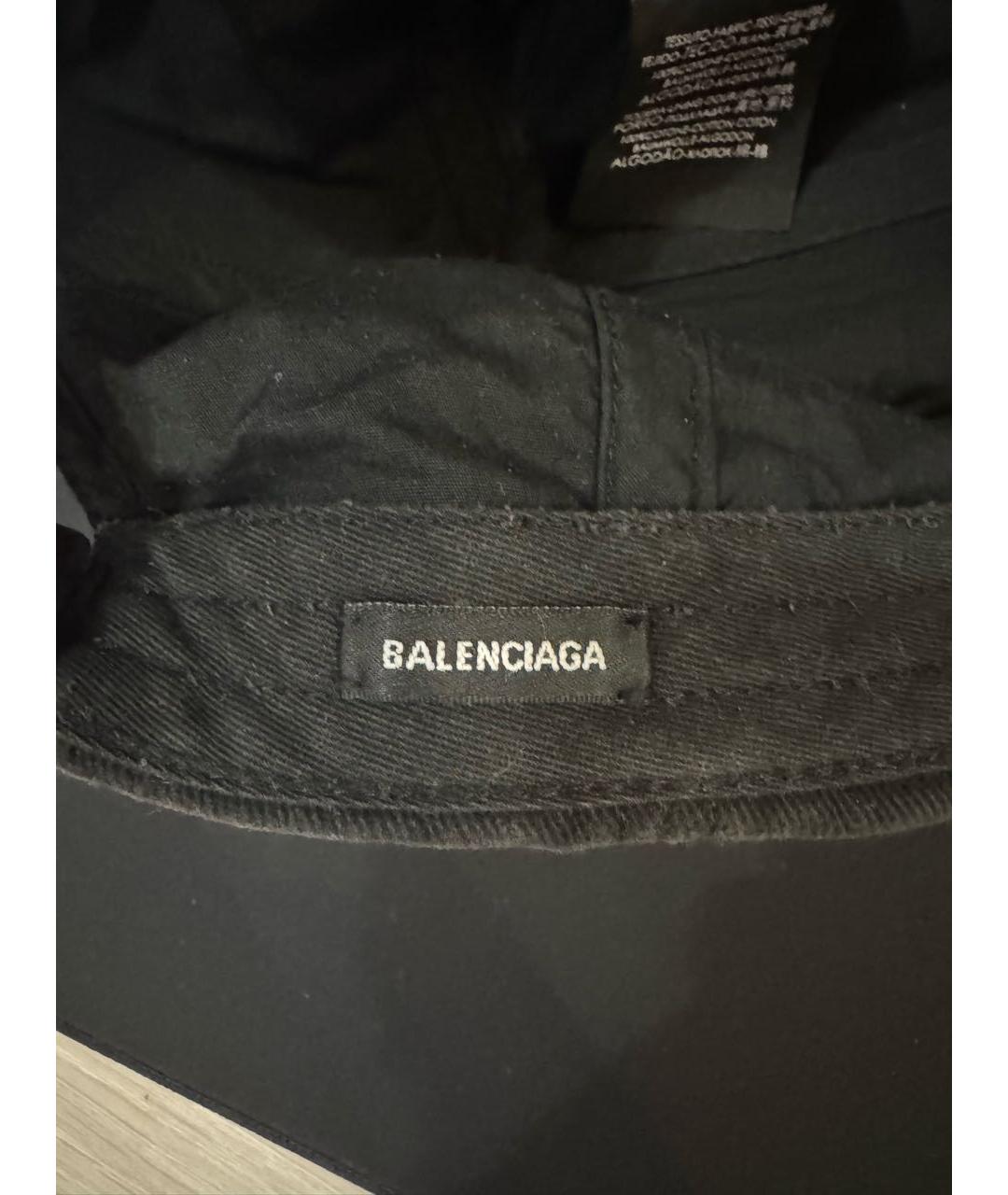 BALENCIAGA Черная хлопковая кепка/бейсболка, фото 5