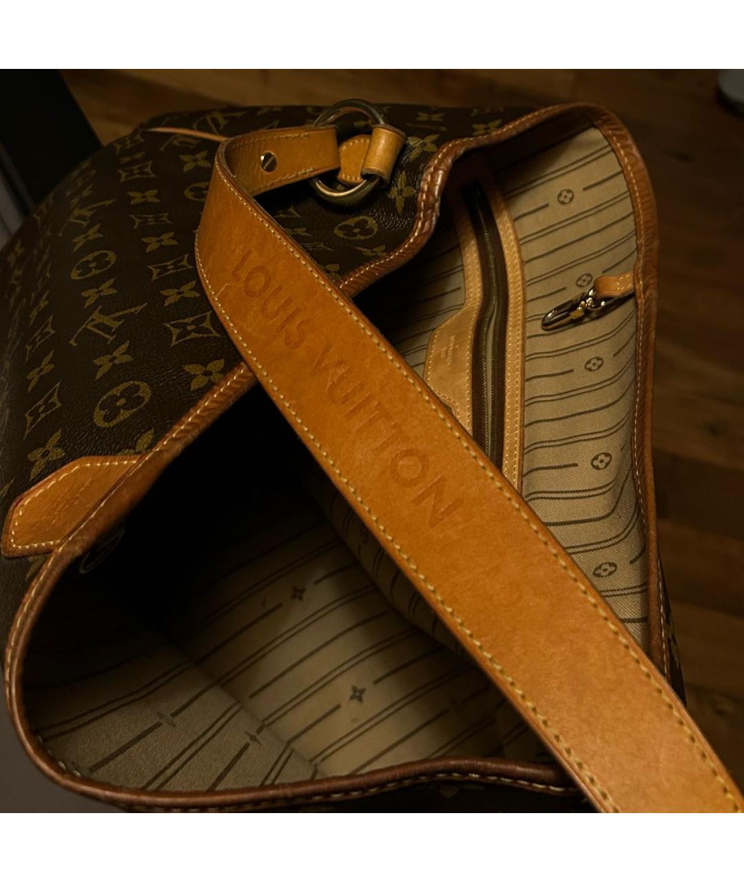 LOUIS VUITTON Коричневая сумка с короткими ручками, фото 6