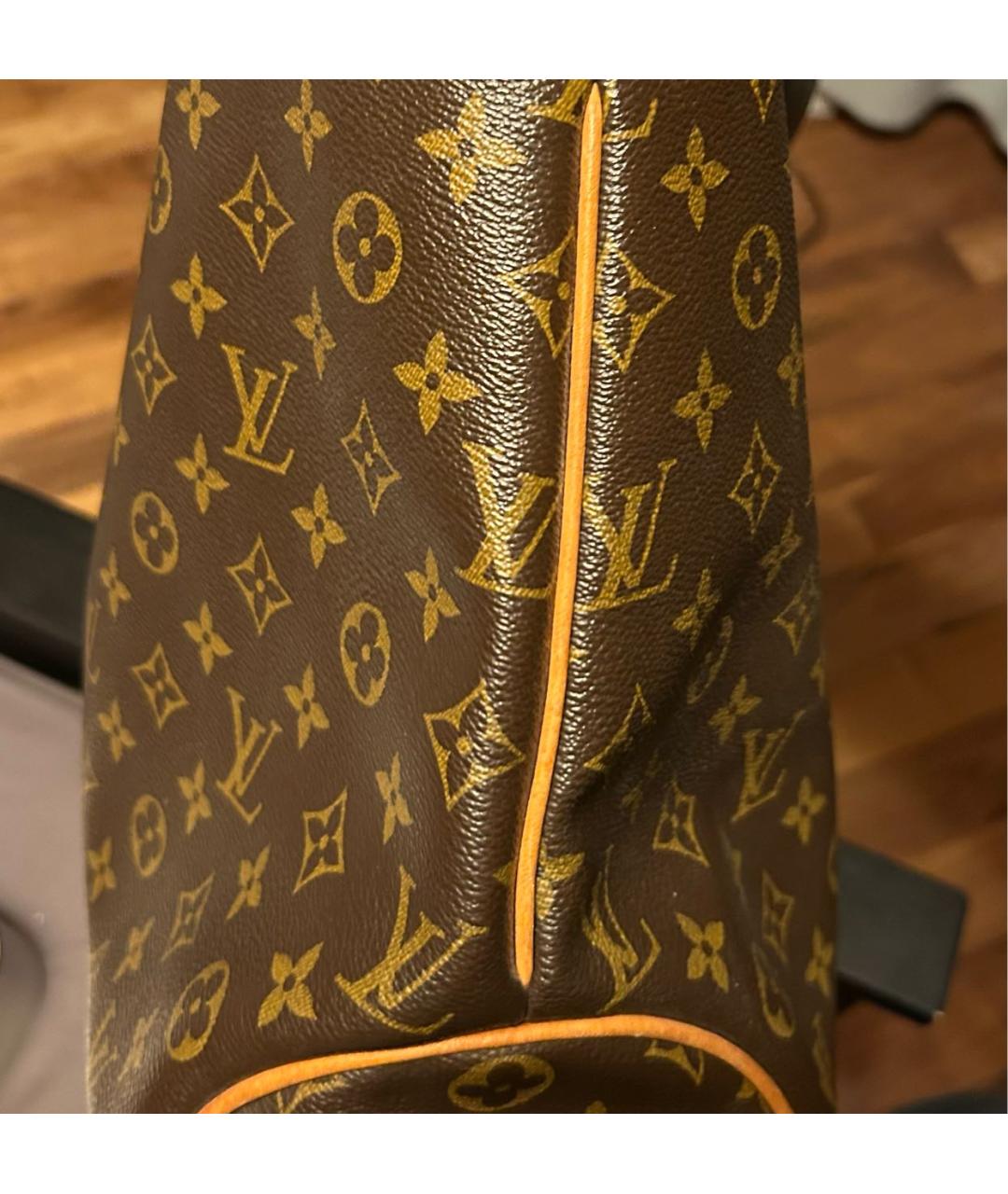 LOUIS VUITTON Коричневая сумка с короткими ручками, фото 8