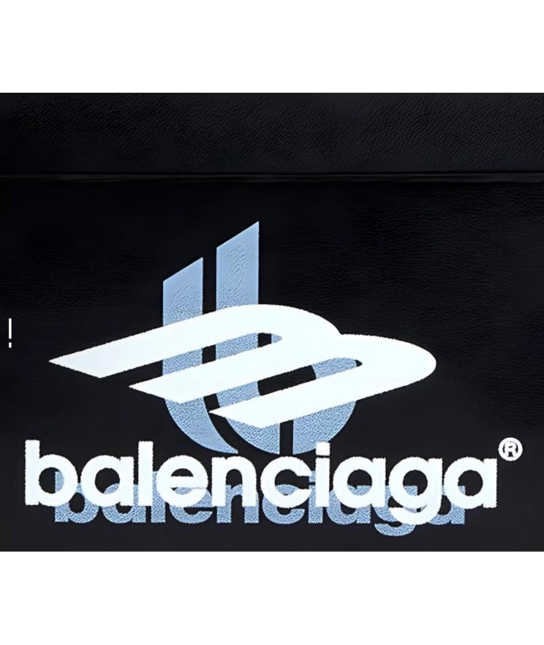 BALENCIAGA Черный кожаный кардхолдер, фото 2