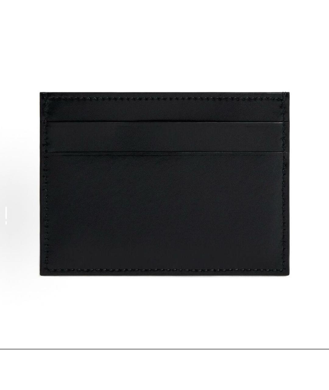 BALENCIAGA Черный кожаный кардхолдер, фото 3