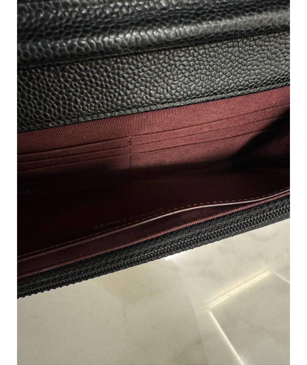 CHANEL Черная кожаная сумка через плечо, фото 4