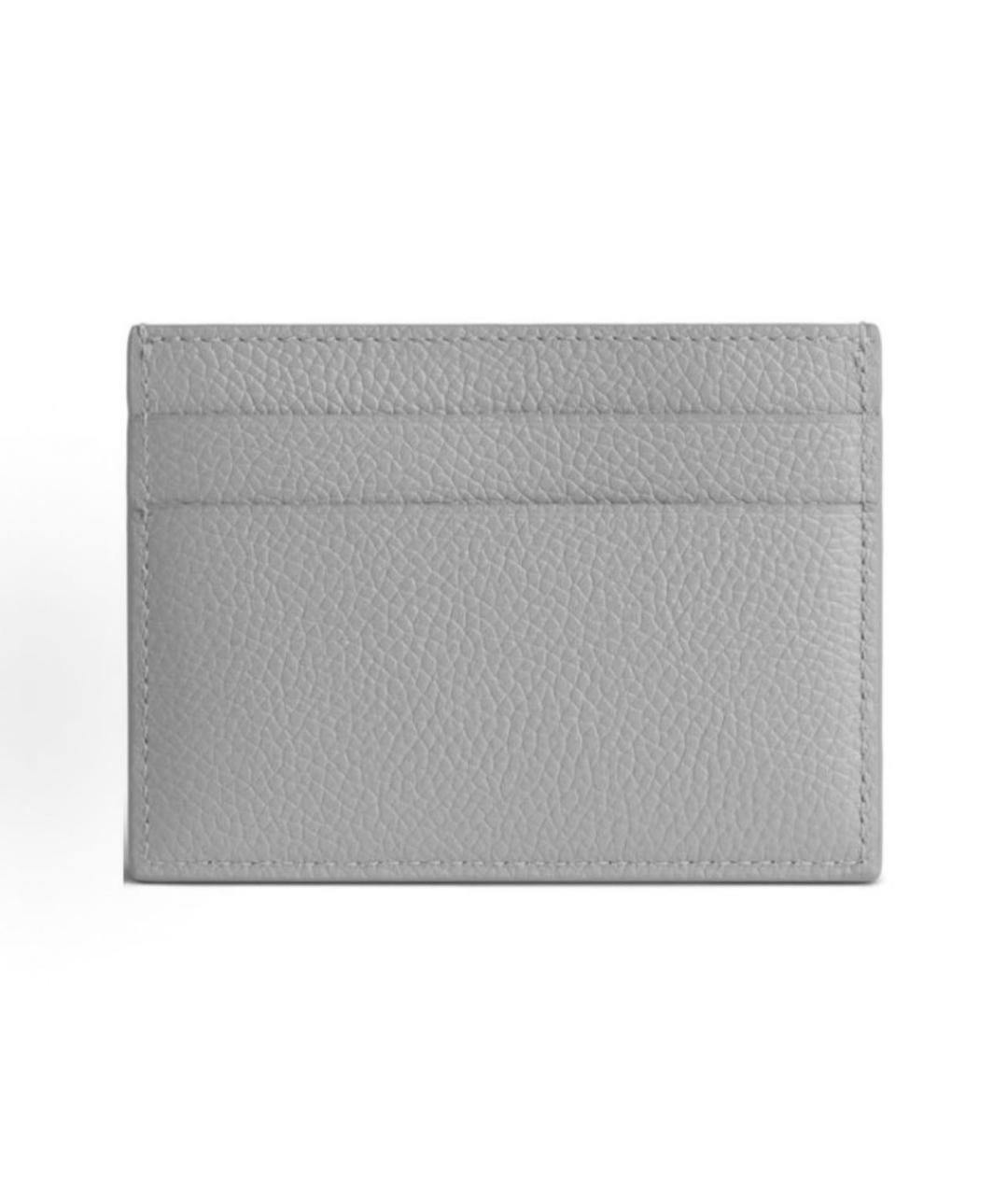 BALENCIAGA Серый кожаный кардхолдер, фото 2