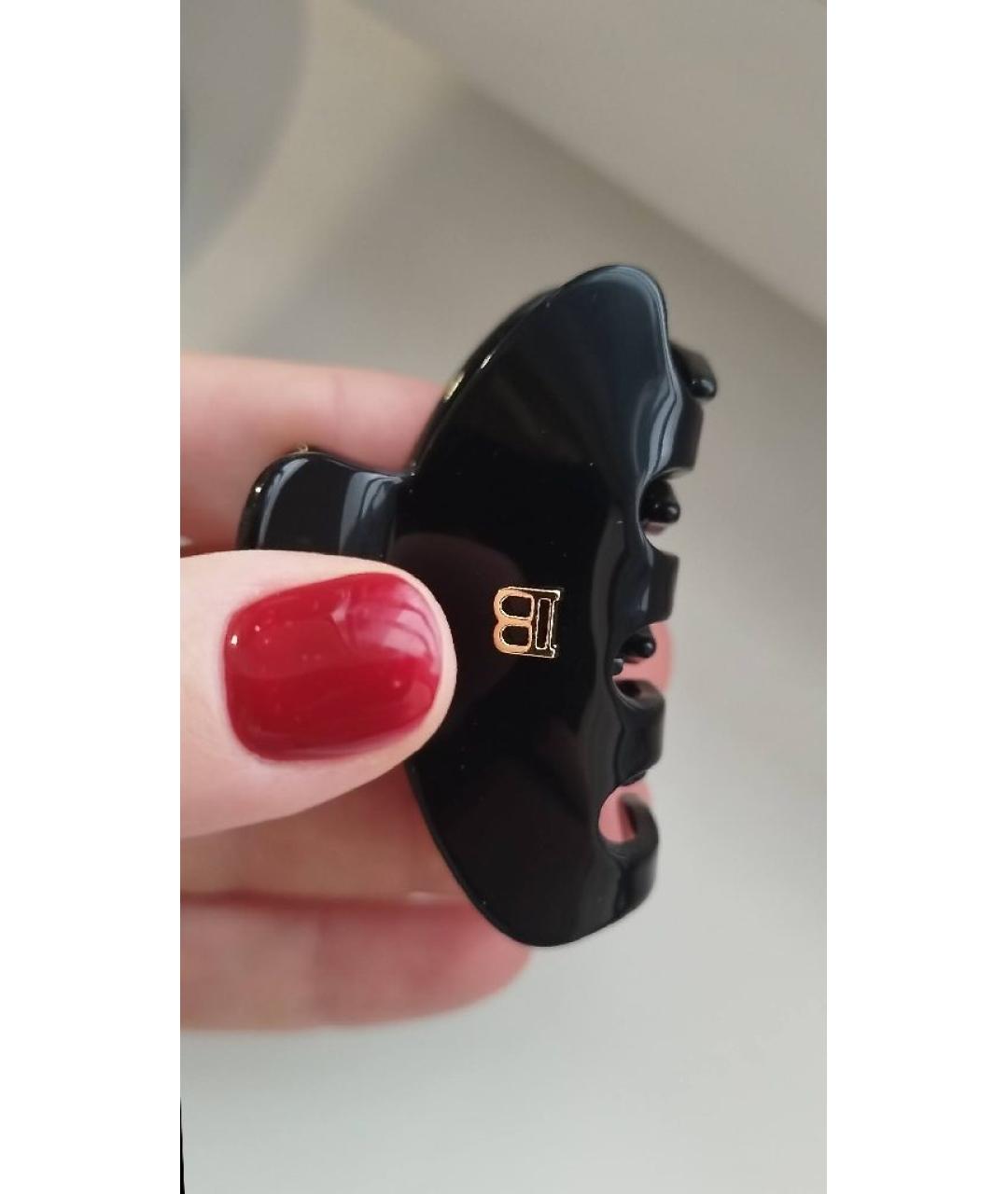 BALMAIN Черная заколка, фото 3