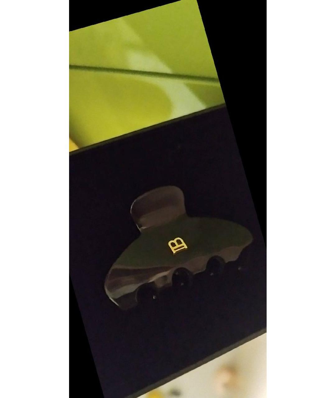 BALMAIN Черная заколка, фото 5