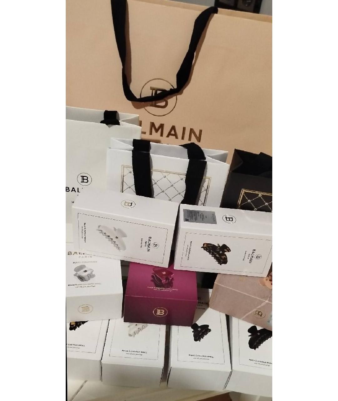 BALMAIN Черная заколка, фото 4