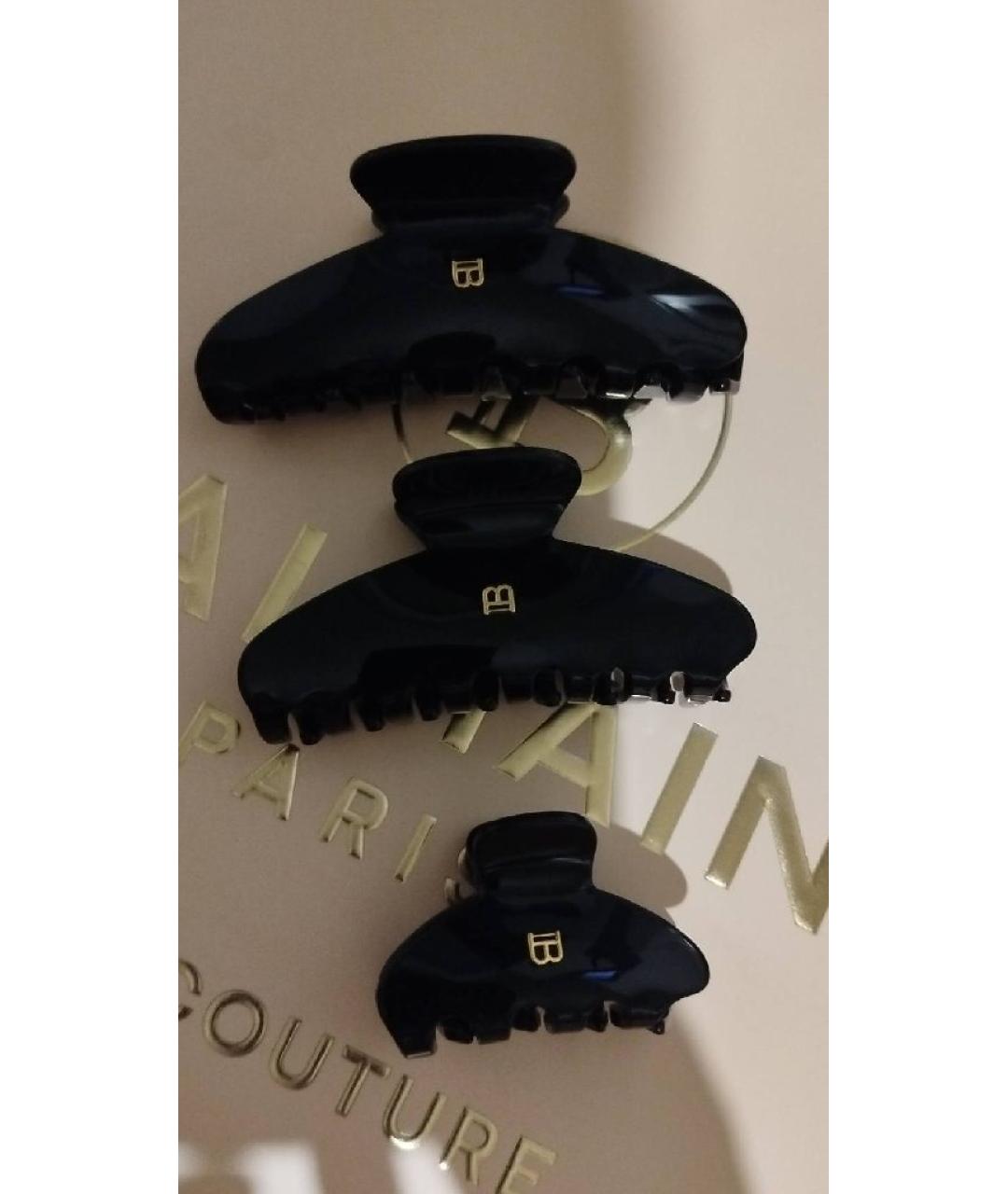 BALMAIN Черная заколка, фото 8