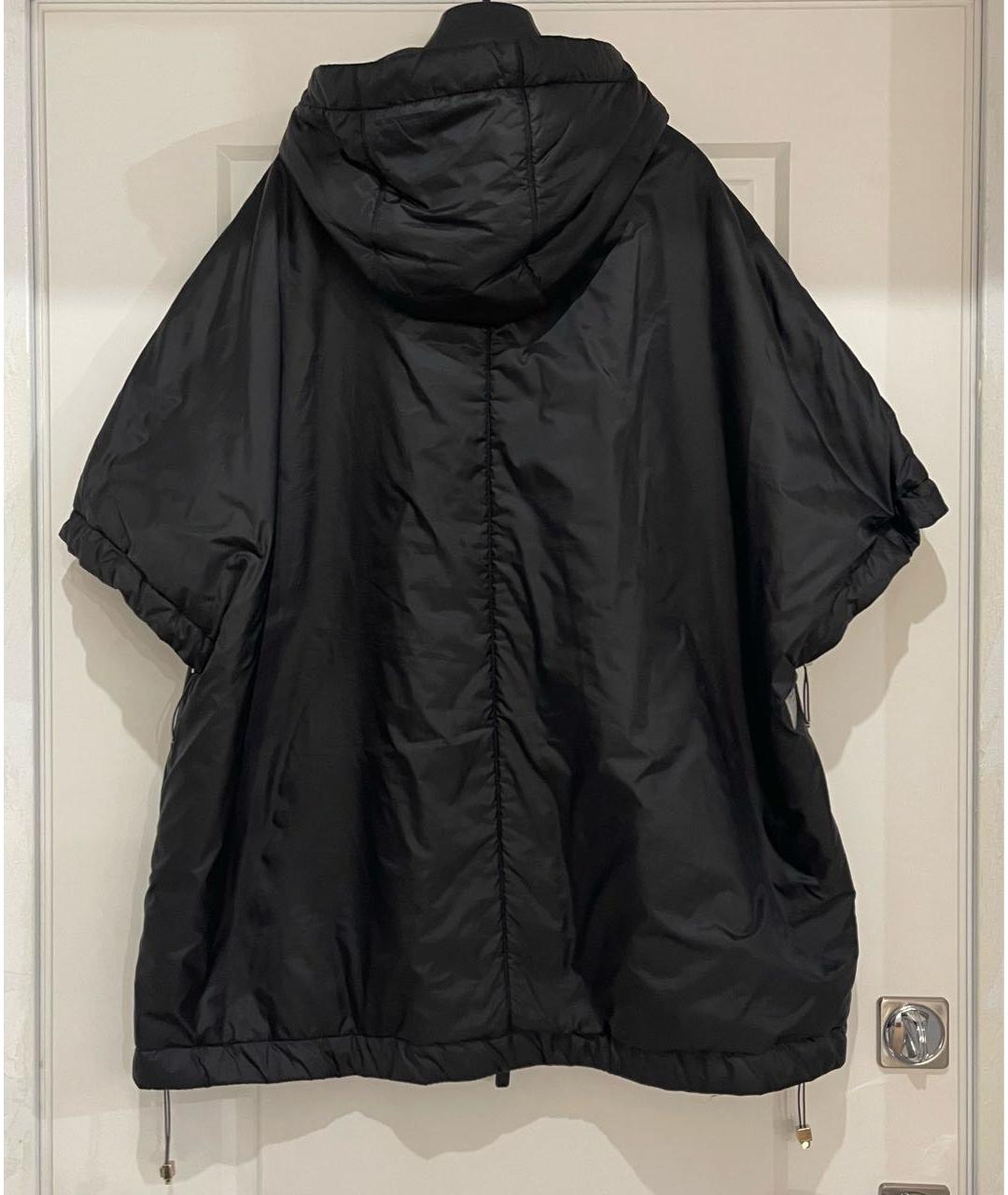 MAX MARA THE CUBE Черная полиэстеровая куртка, фото 2