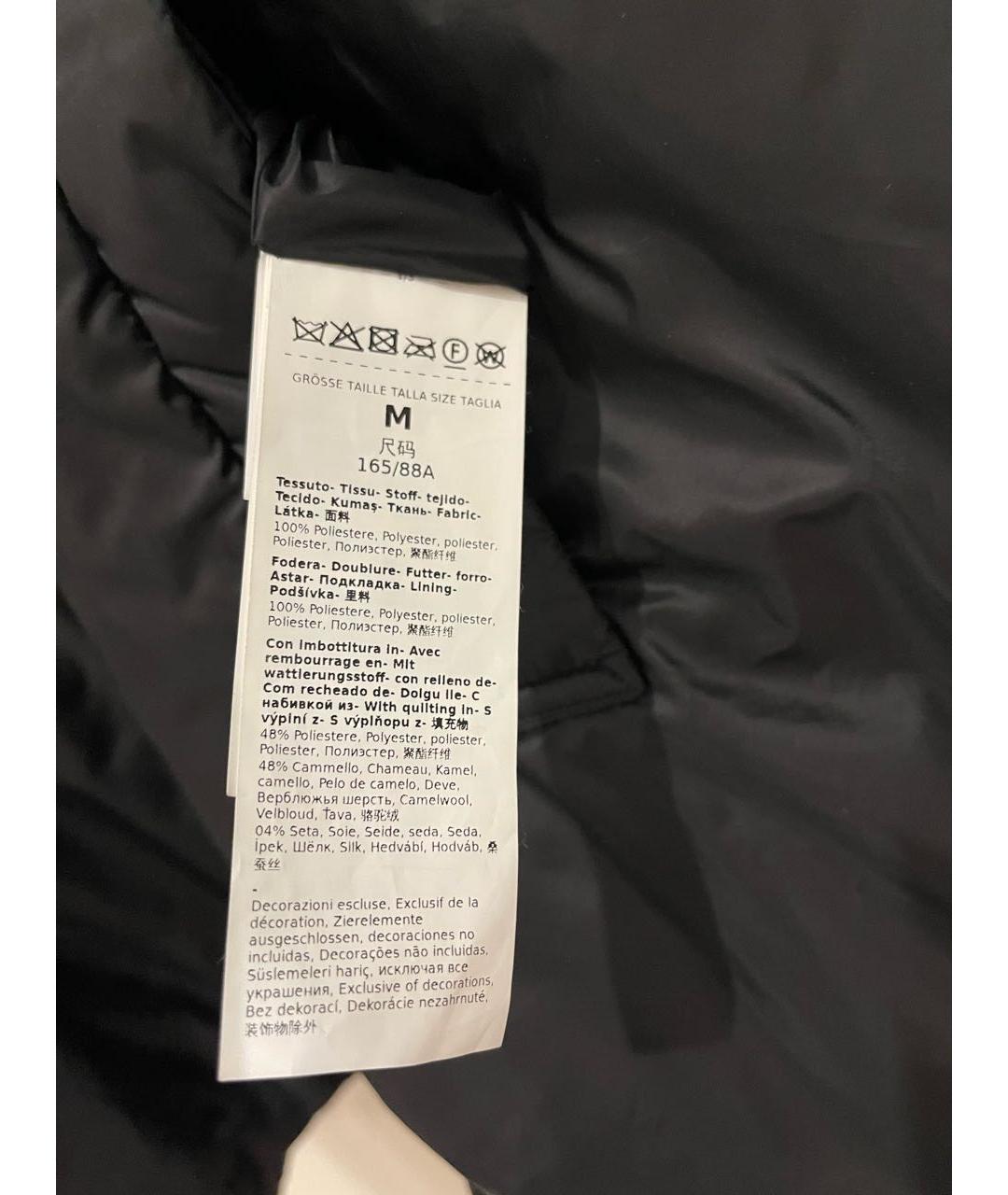 MAX MARA THE CUBE Черная полиэстеровая куртка, фото 5