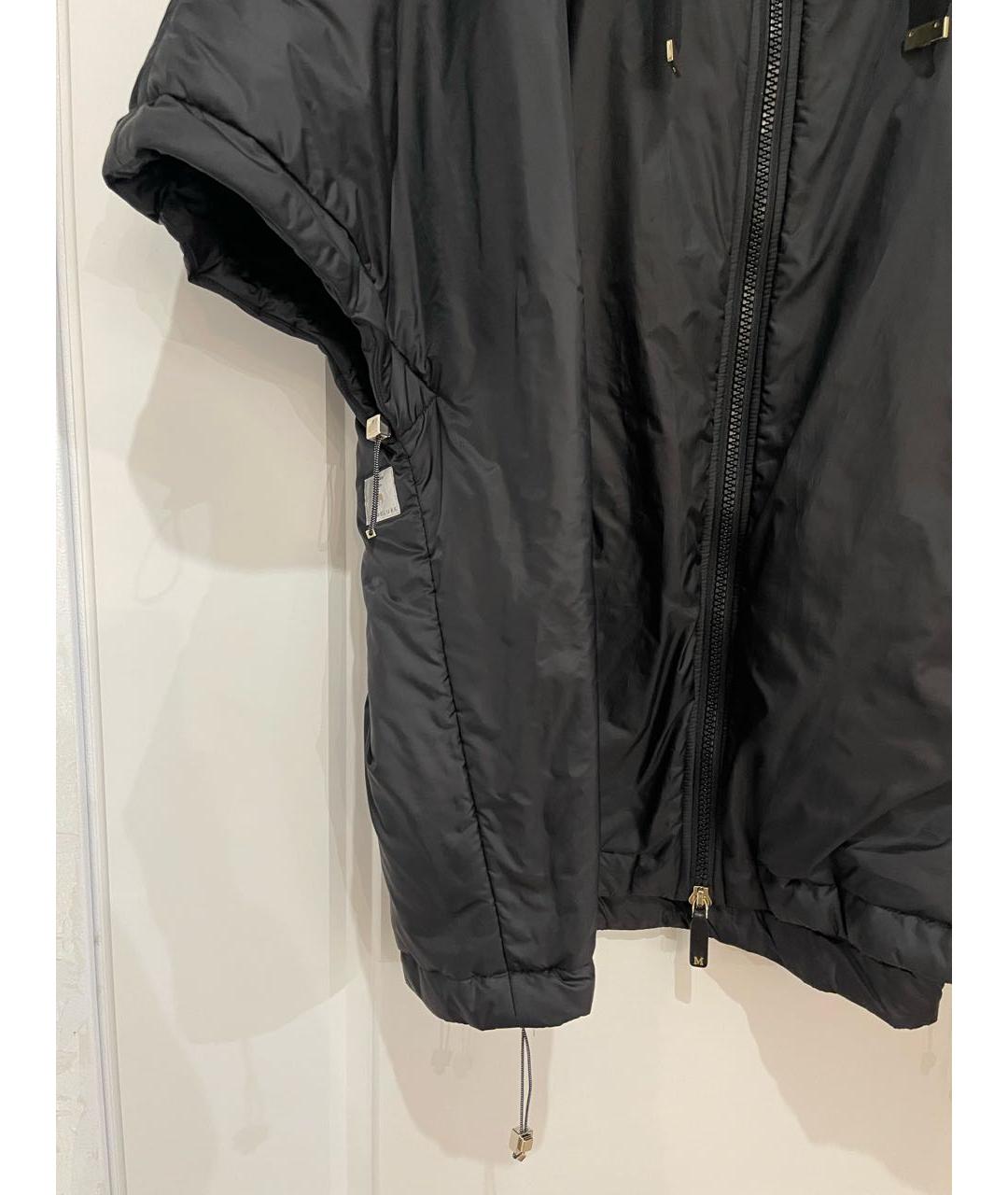 MAX MARA THE CUBE Черная полиэстеровая куртка, фото 6