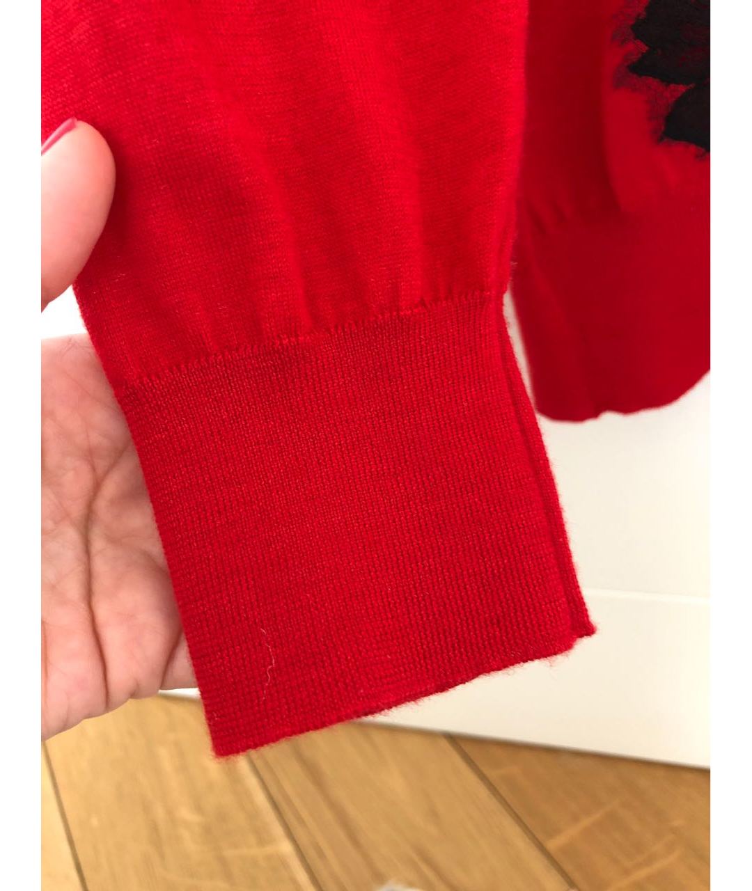 DOLCE&GABBANA Красный кашемировый джемпер / свитер, фото 5
