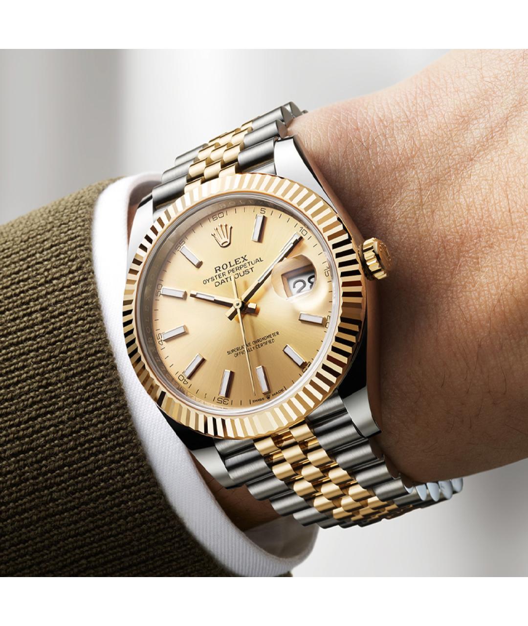 ROLEX Часы из желтого золота, фото 3