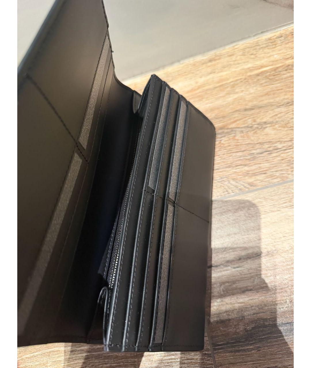 FENDI Серый кожаный кошелек, фото 4