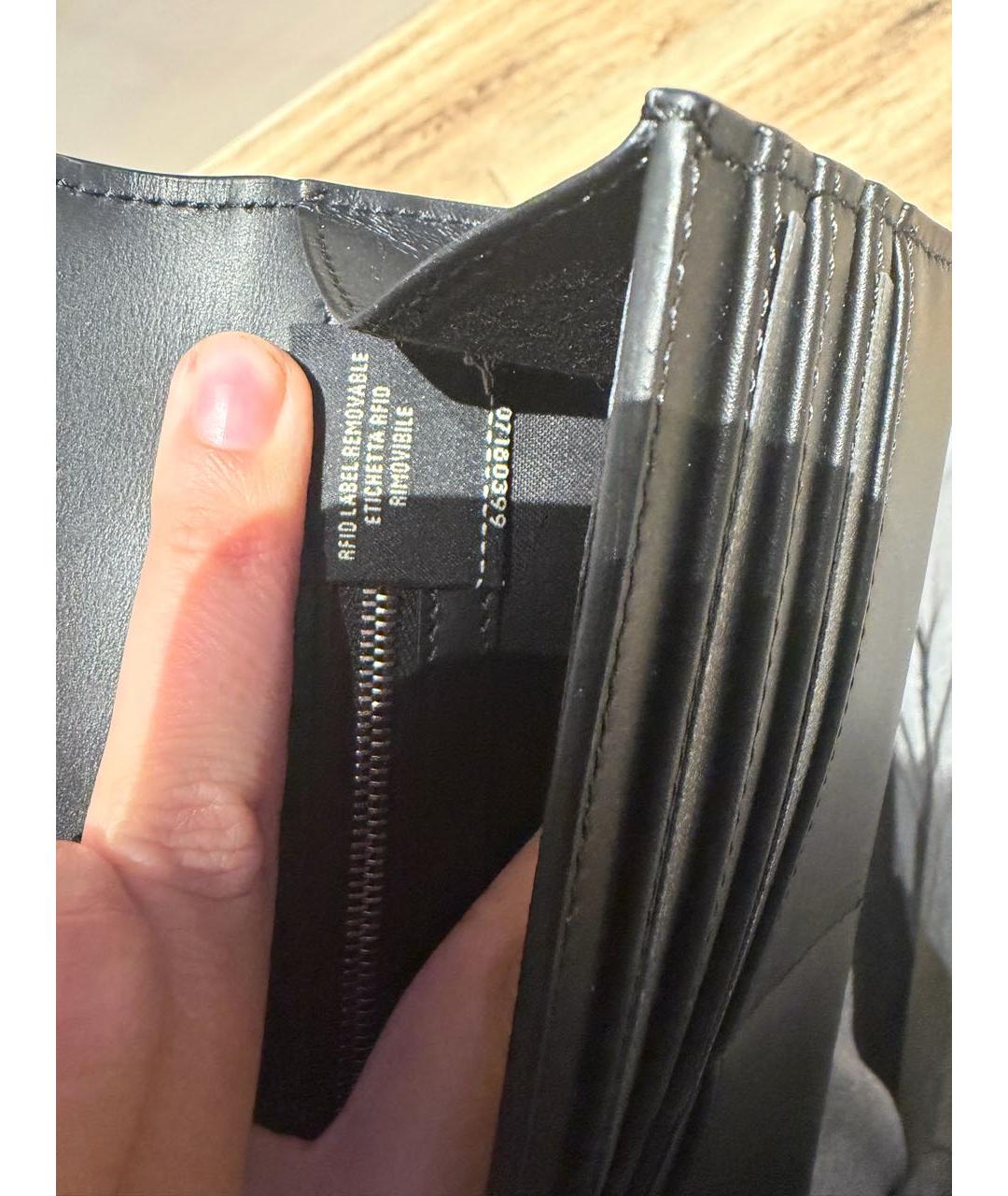 FENDI Серый кожаный кошелек, фото 6