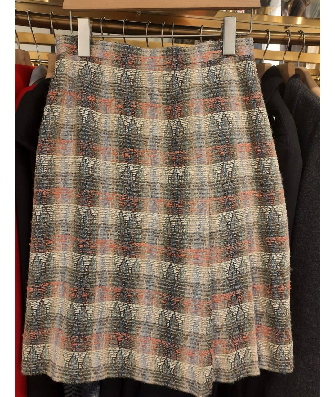 CHANEL Бежевый шерстяной костюм с юбками, фото 2