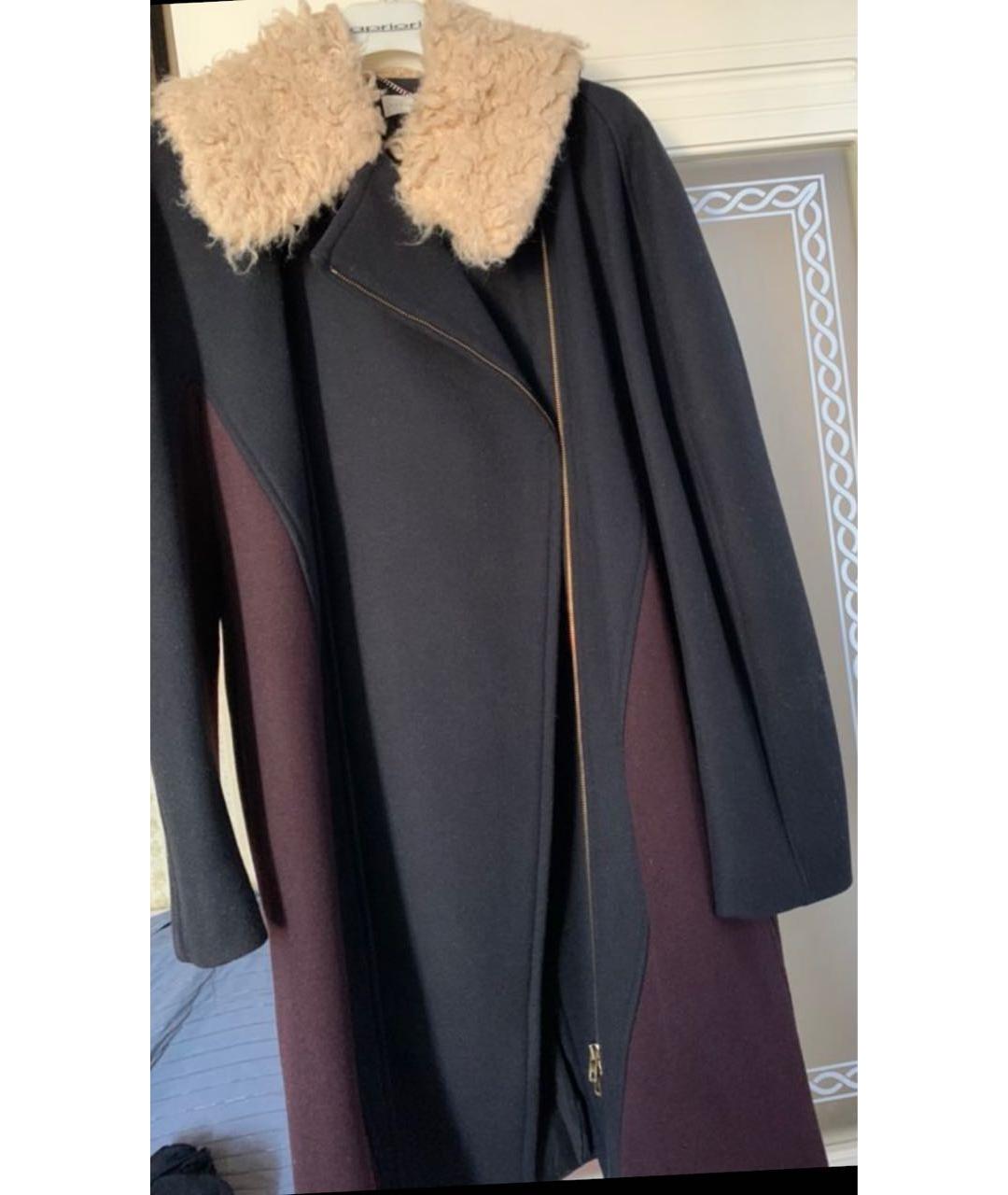 STELLA MCCARTNEY Черное шерстяное пальто, фото 4