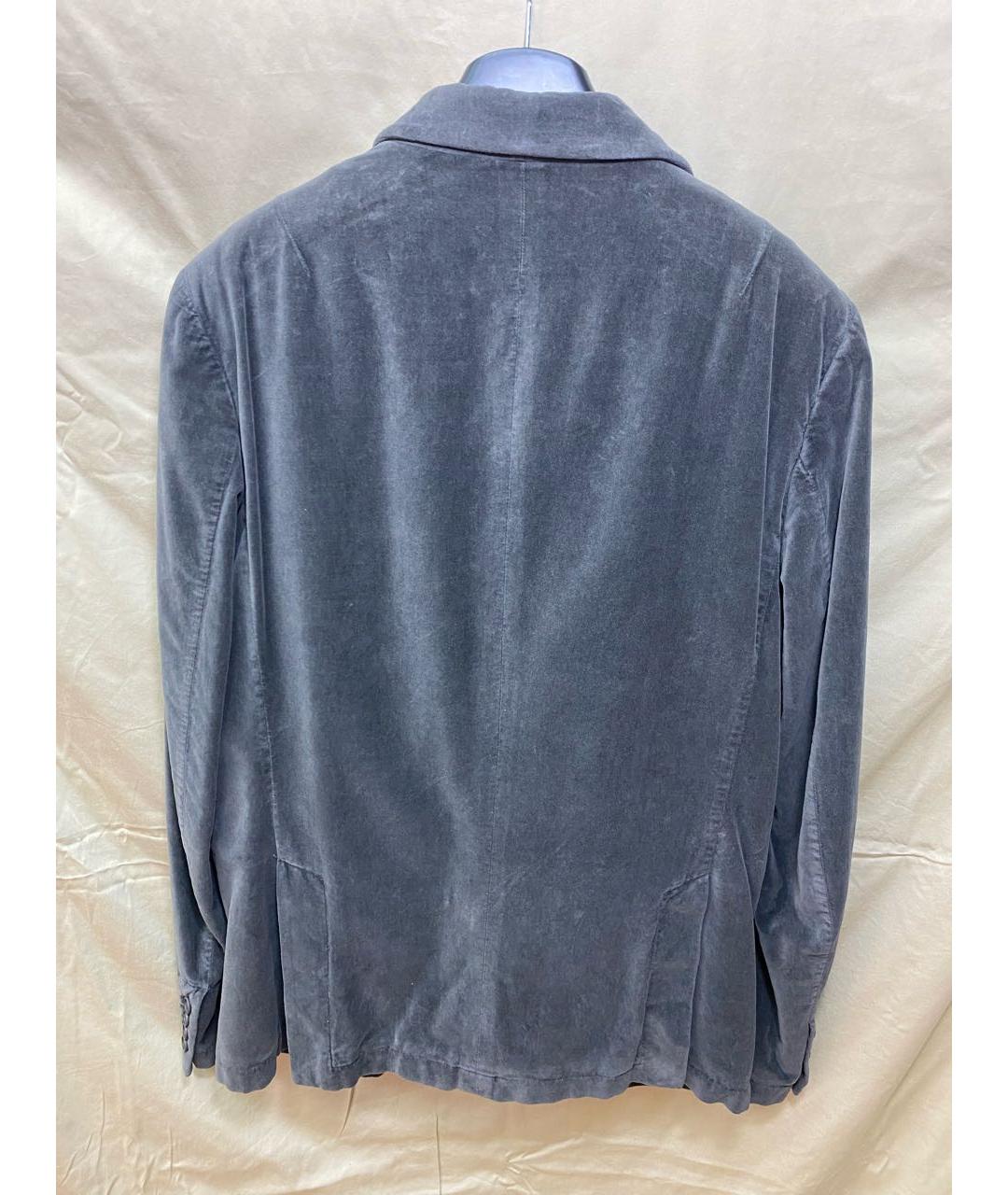 NEIL BARRETT Серый хлопковый пиджак, фото 2