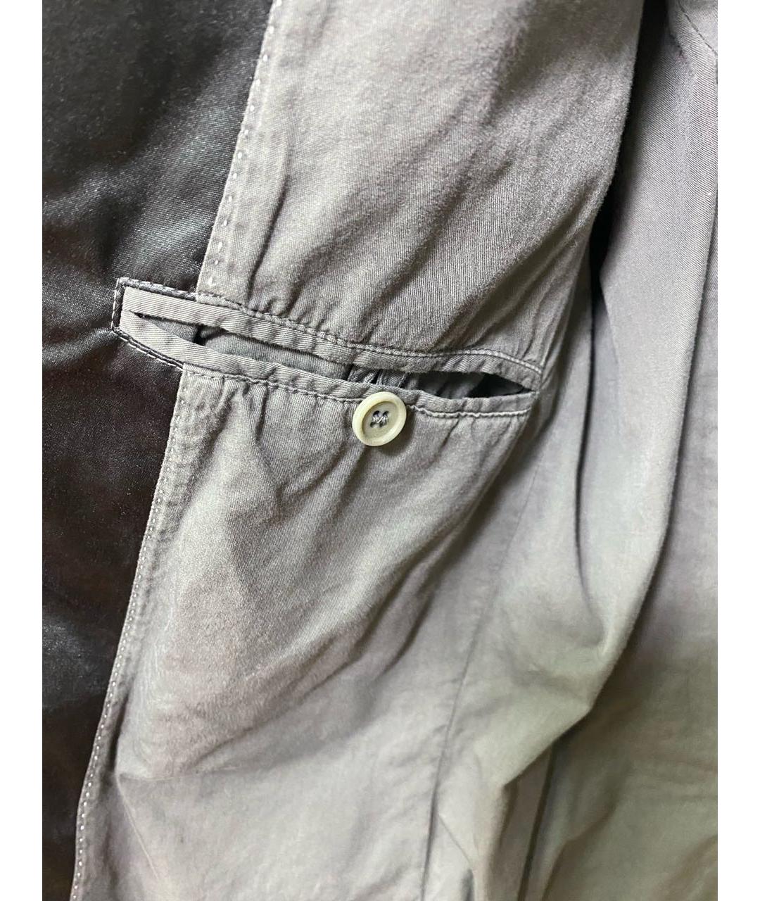 NEIL BARRETT Серый хлопковый пиджак, фото 6