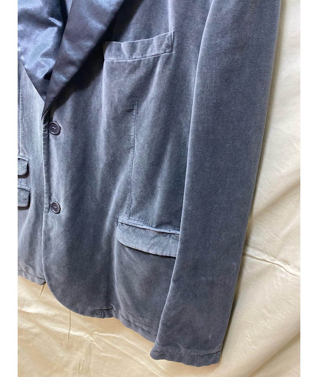 NEIL BARRETT Серый хлопковый пиджак, фото 7