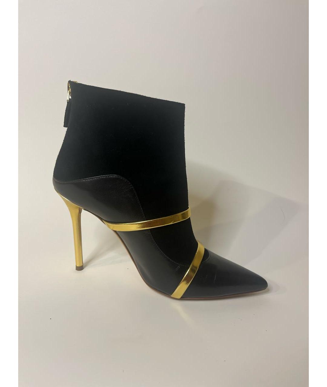 MALONE SOULIERS Черные замшевые ботильоны, фото 7