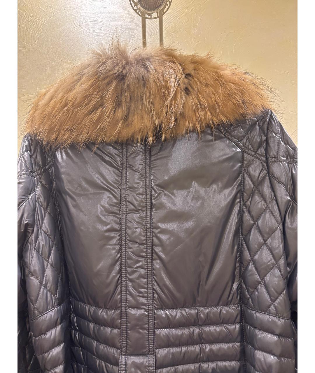 MONCLER Антрацитовый пуховик, фото 5