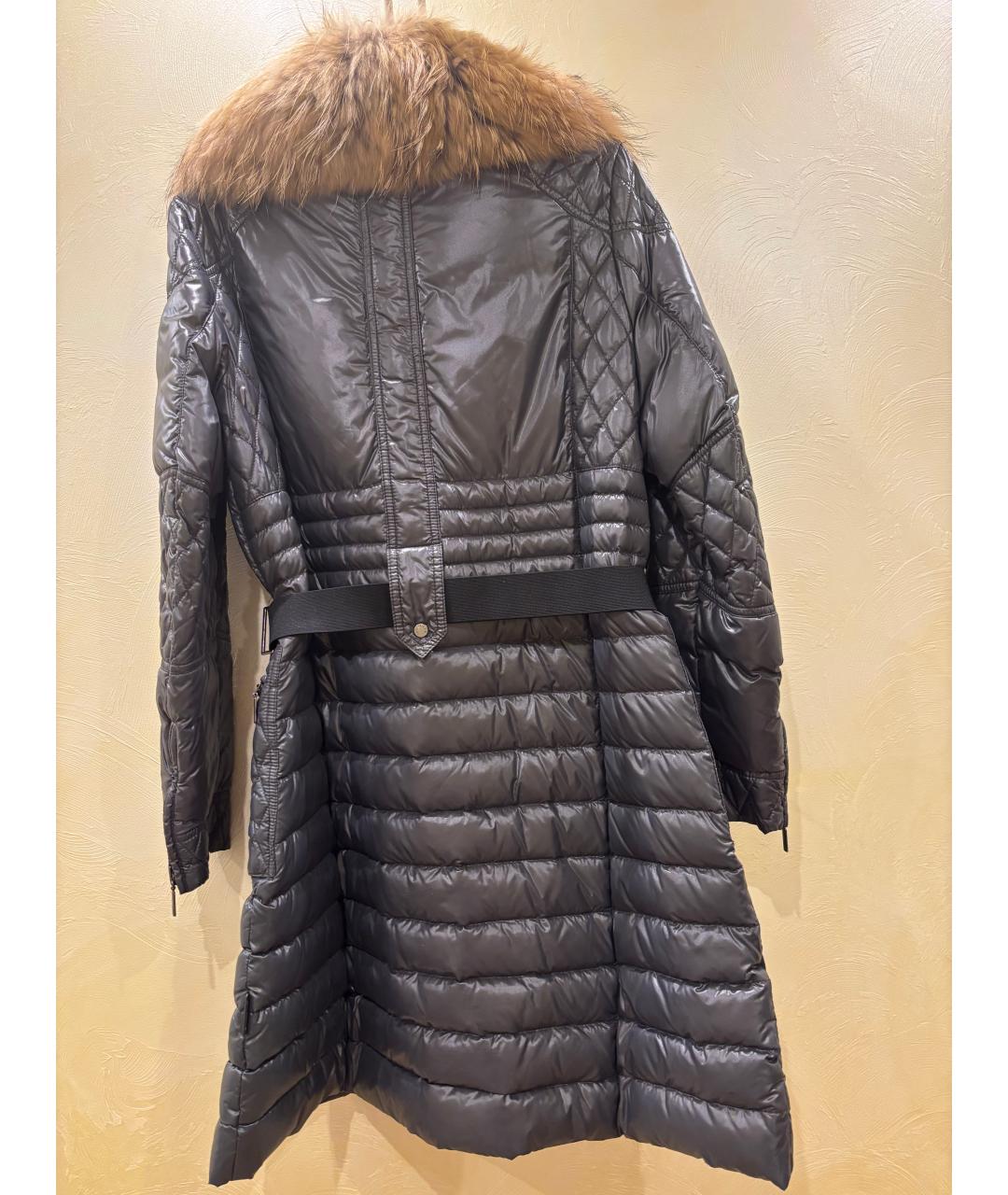 MONCLER Антрацитовый пуховик, фото 2