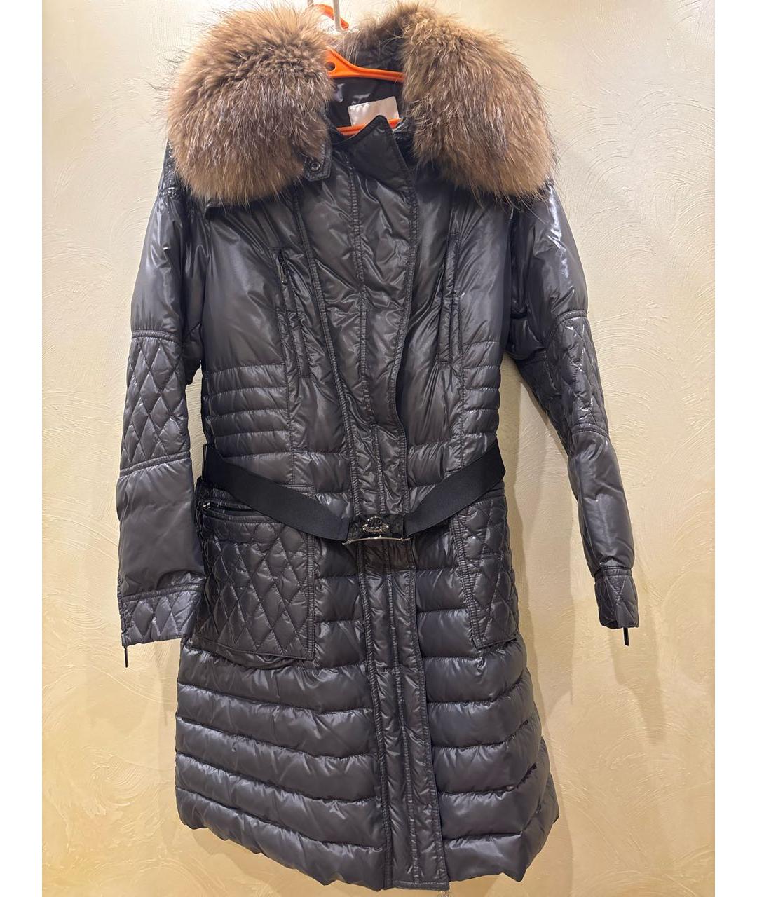MONCLER Антрацитовый пуховик, фото 6