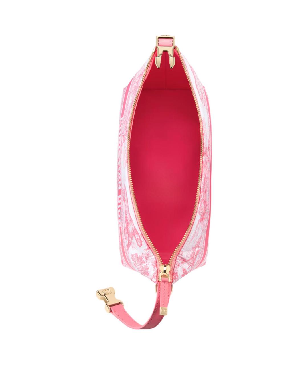 CHRISTIAN DIOR Розовая сумка через плечо, фото 4