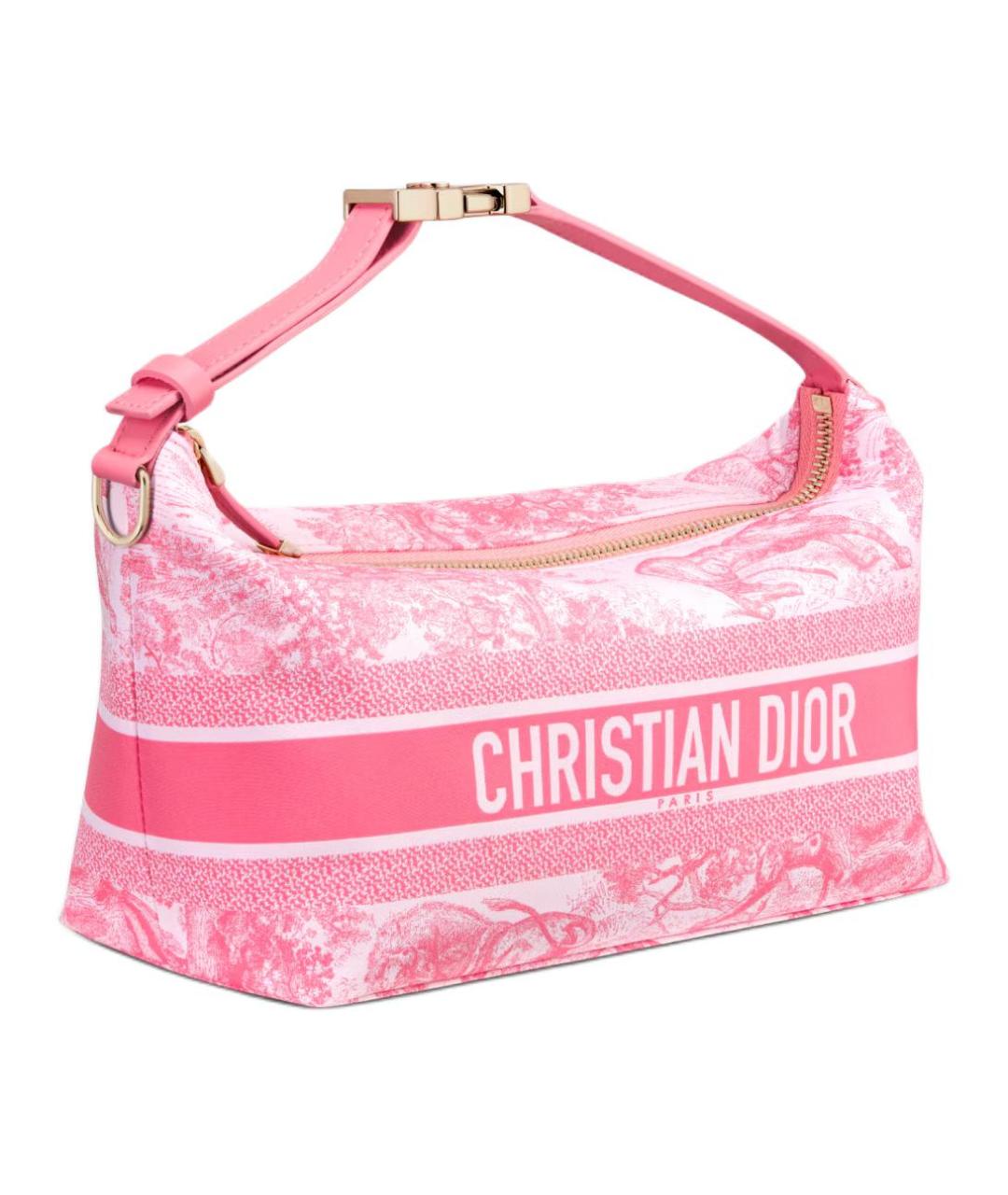 CHRISTIAN DIOR Розовая сумка через плечо, фото 2