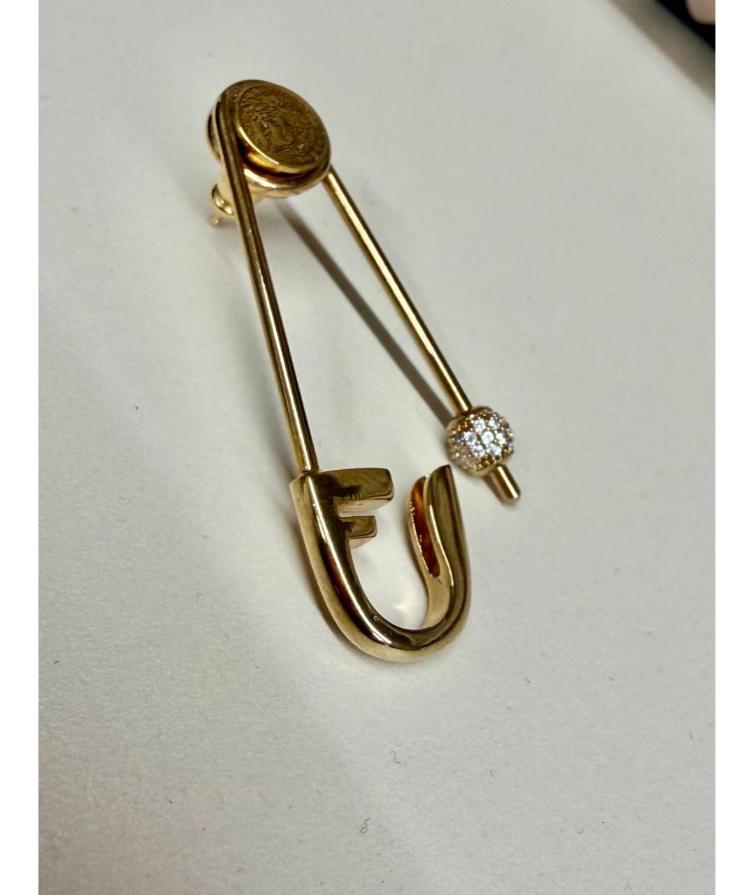 FENDI Желтый металлический комплект, фото 3