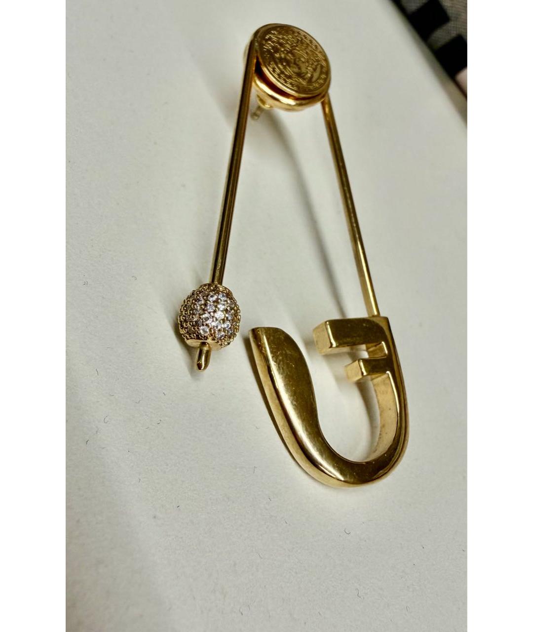 FENDI Желтый металлический комплект, фото 5