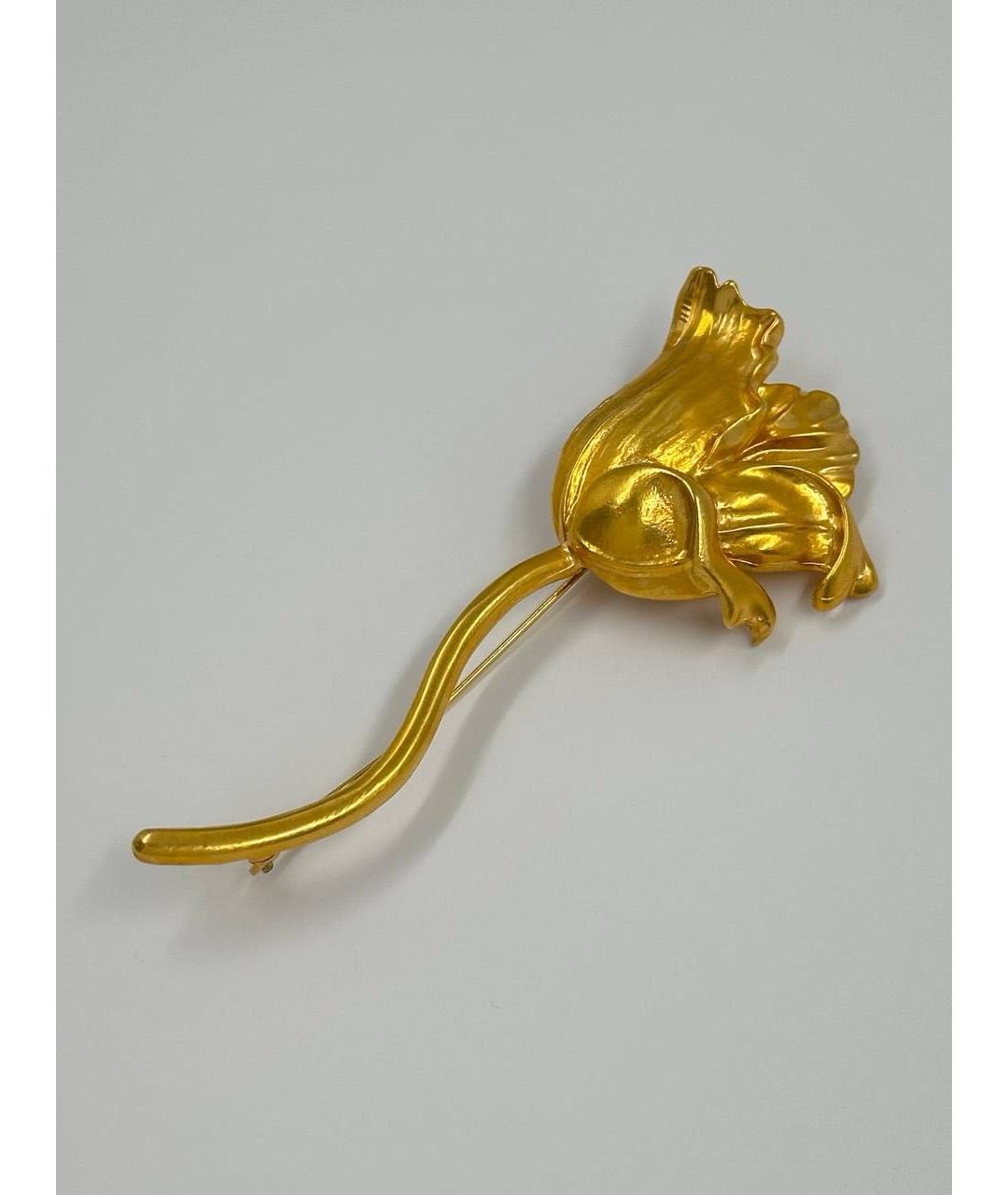 KENZO Золотая позолоченная булавка / брошь, фото 2