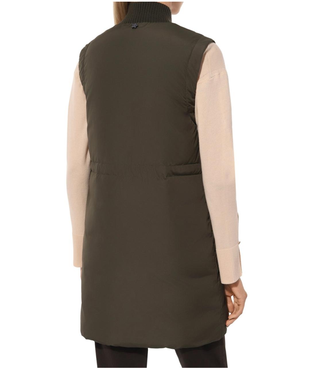 LORENA ANTONIAZZI Хаки синтетический жилет, фото 2