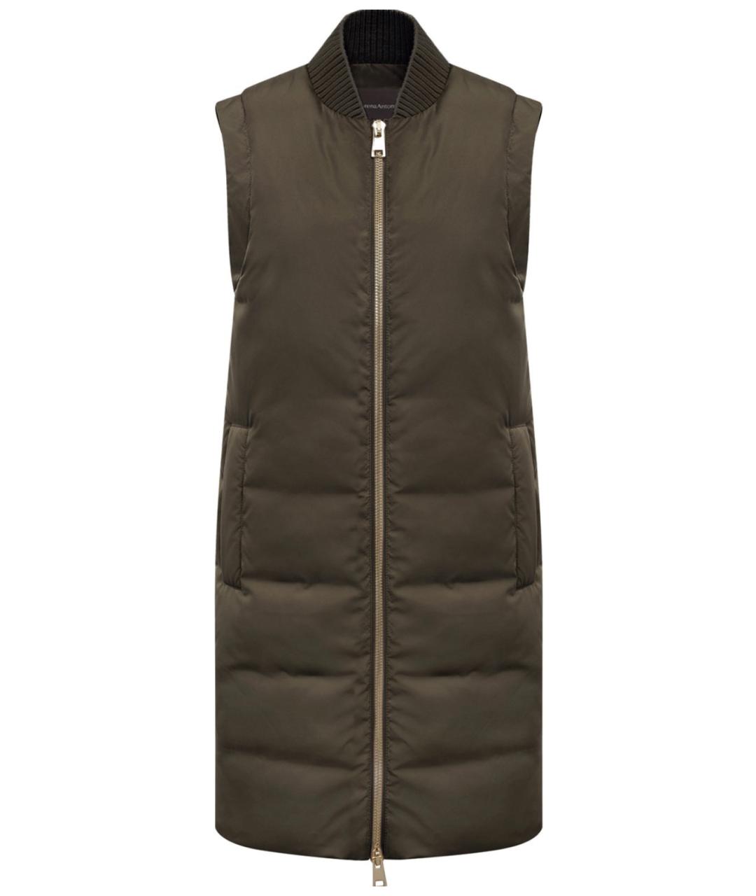 LORENA ANTONIAZZI Хаки синтетический жилет, фото 1