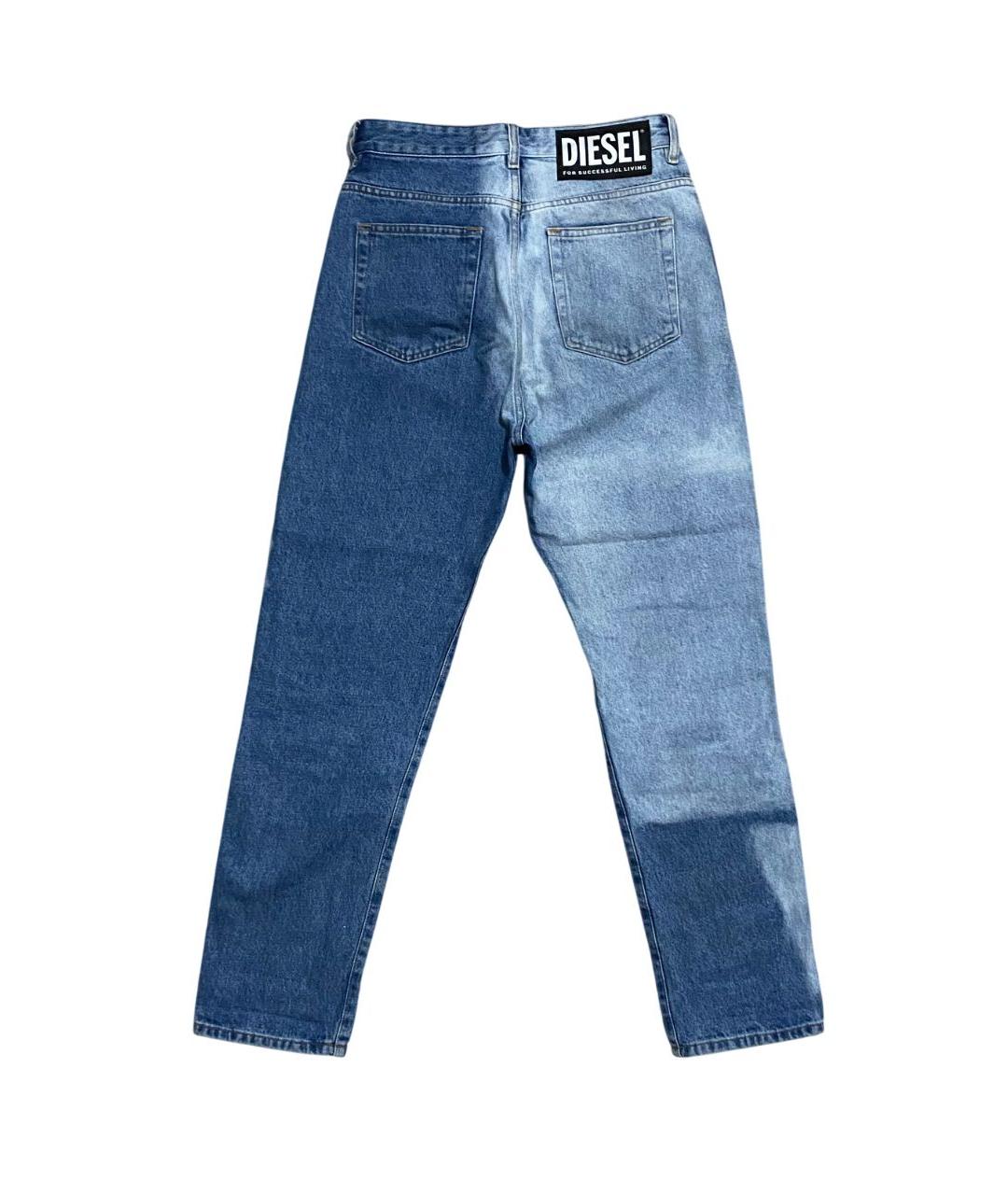 DIESEL Голубые хлопковые джинсы слим, фото 2
