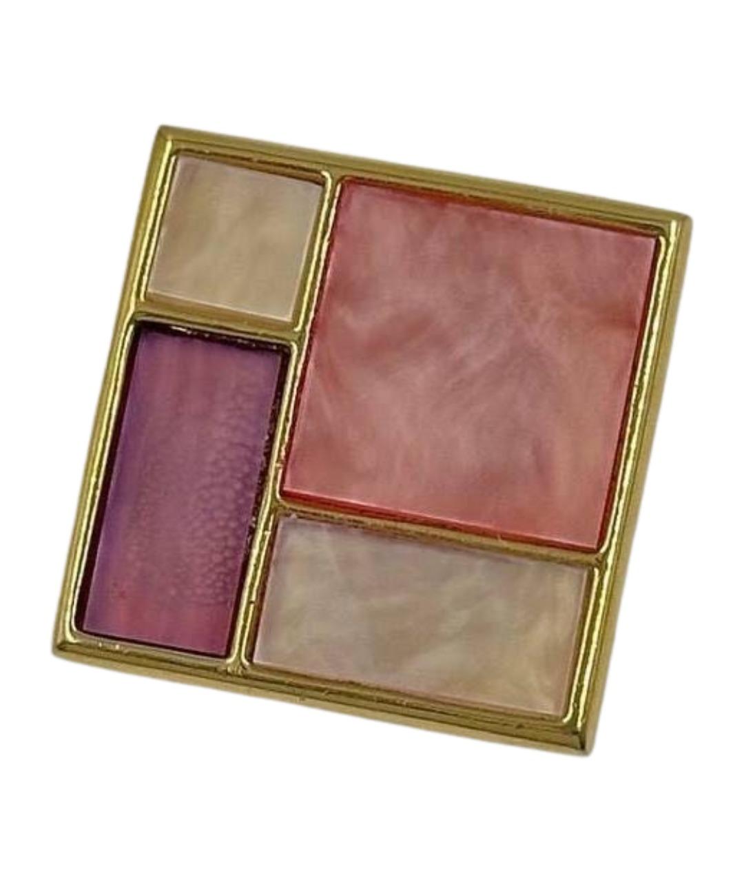 SAINT LAURENT Розовая позолоченная булавка / брошь, фото 1