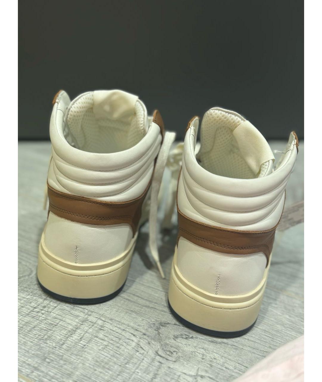 CLOSED Коричневые кожаные кроссовки, фото 4