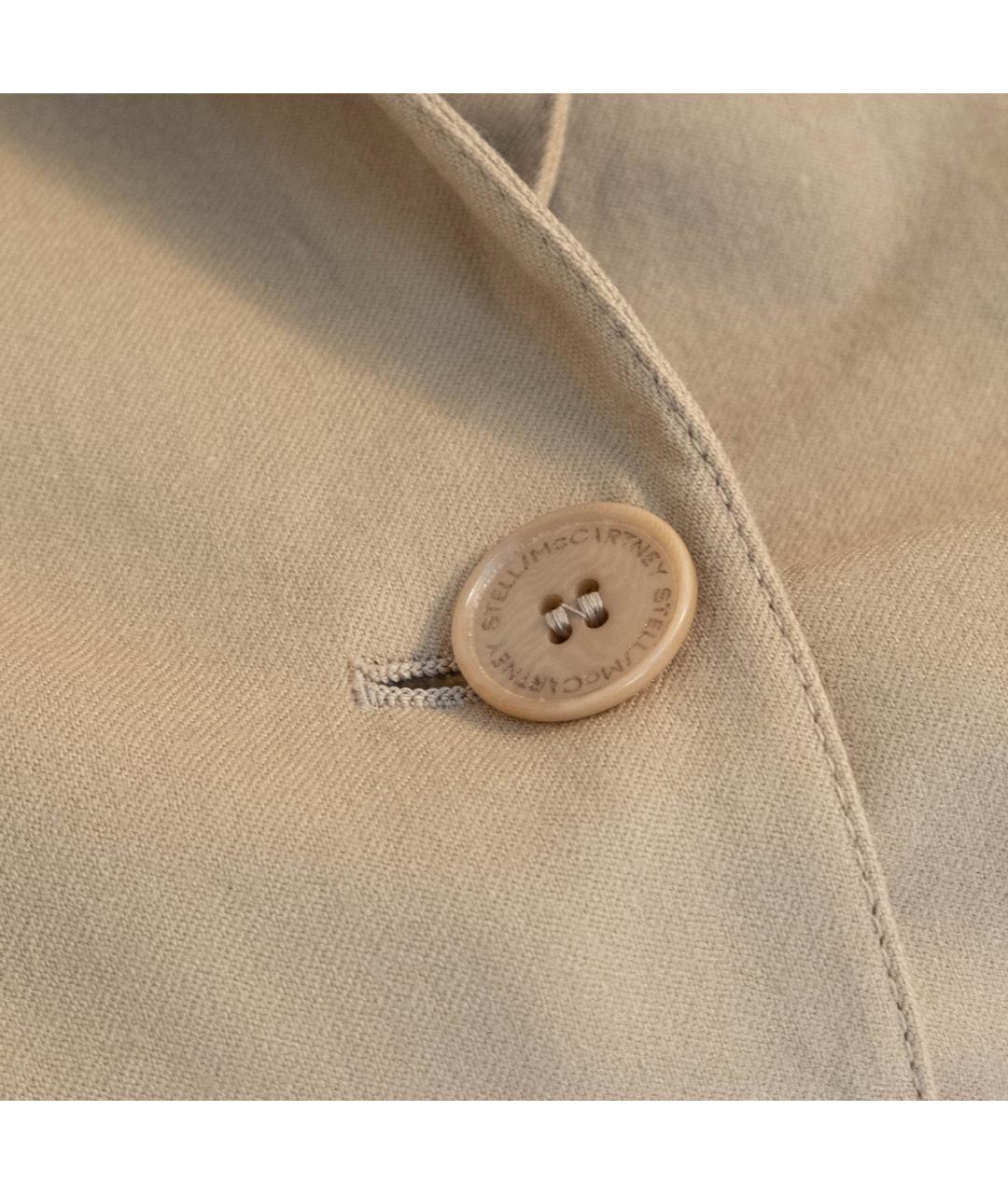STELLA MCCARTNEY Бежевый шерстяной жакет/пиджак, фото 4