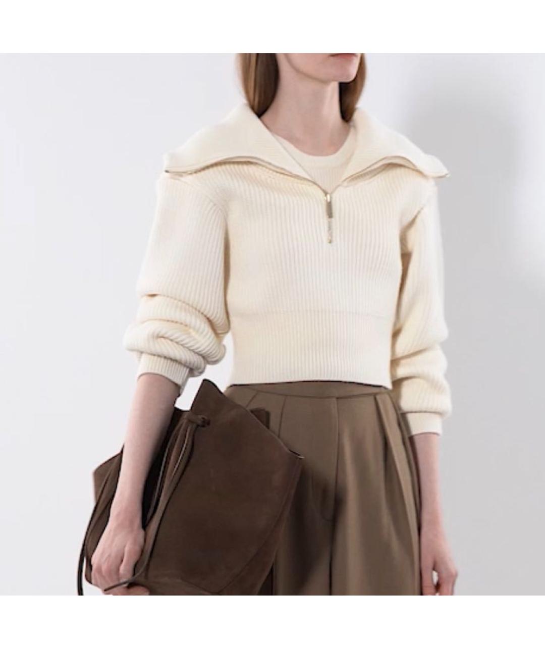 JACQUEMUS Хаки хлопковый джемпер / свитер, фото 4