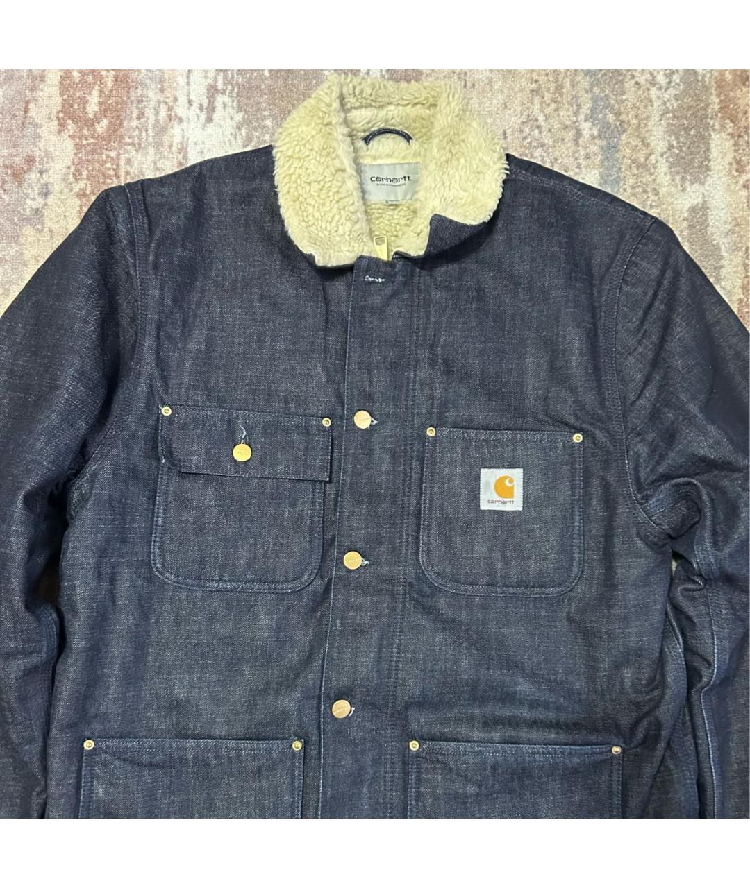 CARHARTT WIP Синяя деним куртка, фото 3