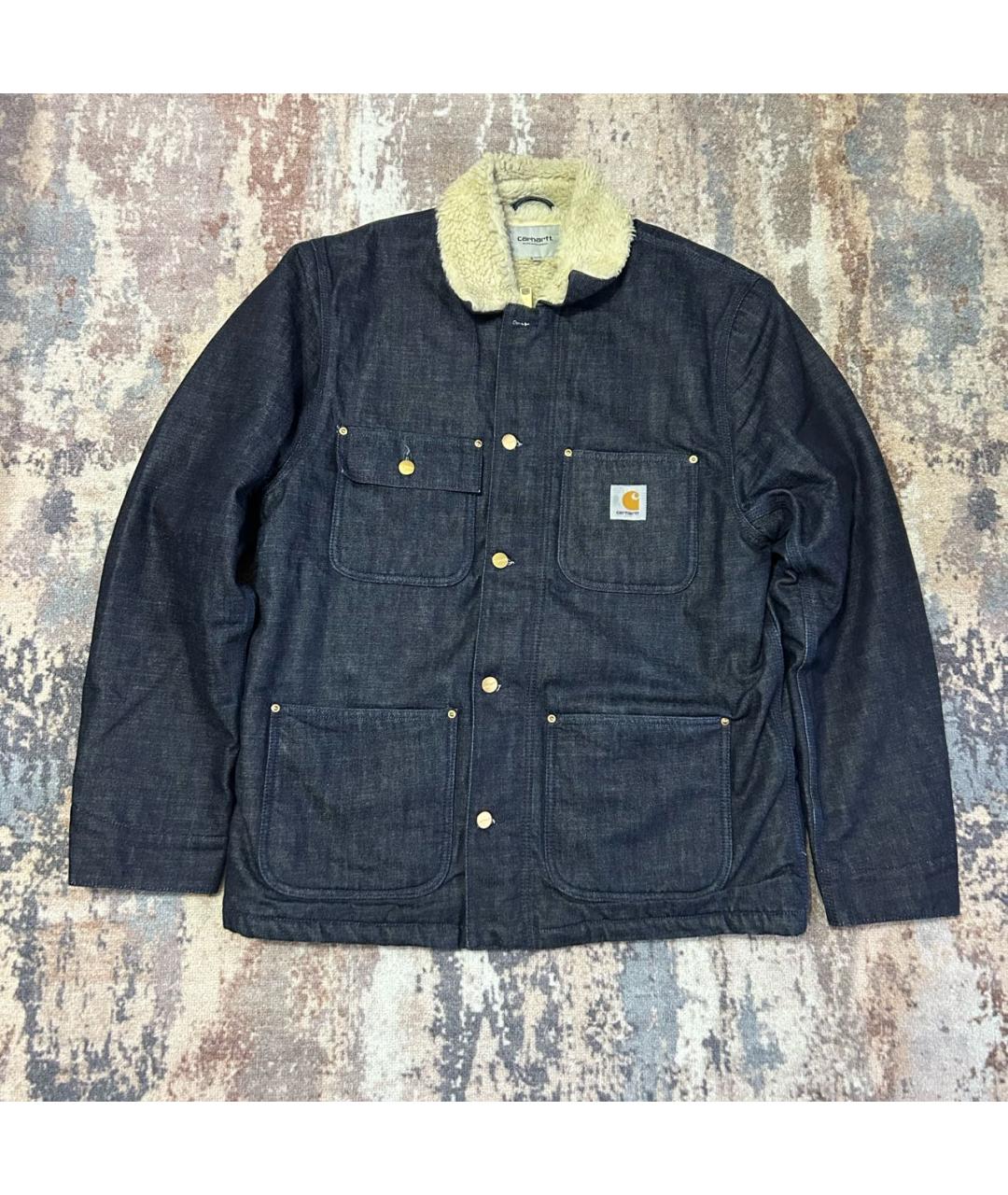 CARHARTT WIP Синяя деним куртка, фото 7