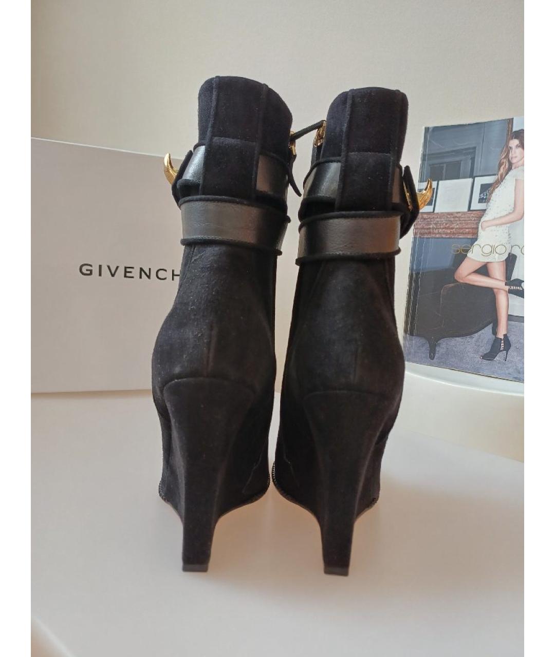 GIVENCHY Черные замшевые ботильоны, фото 8