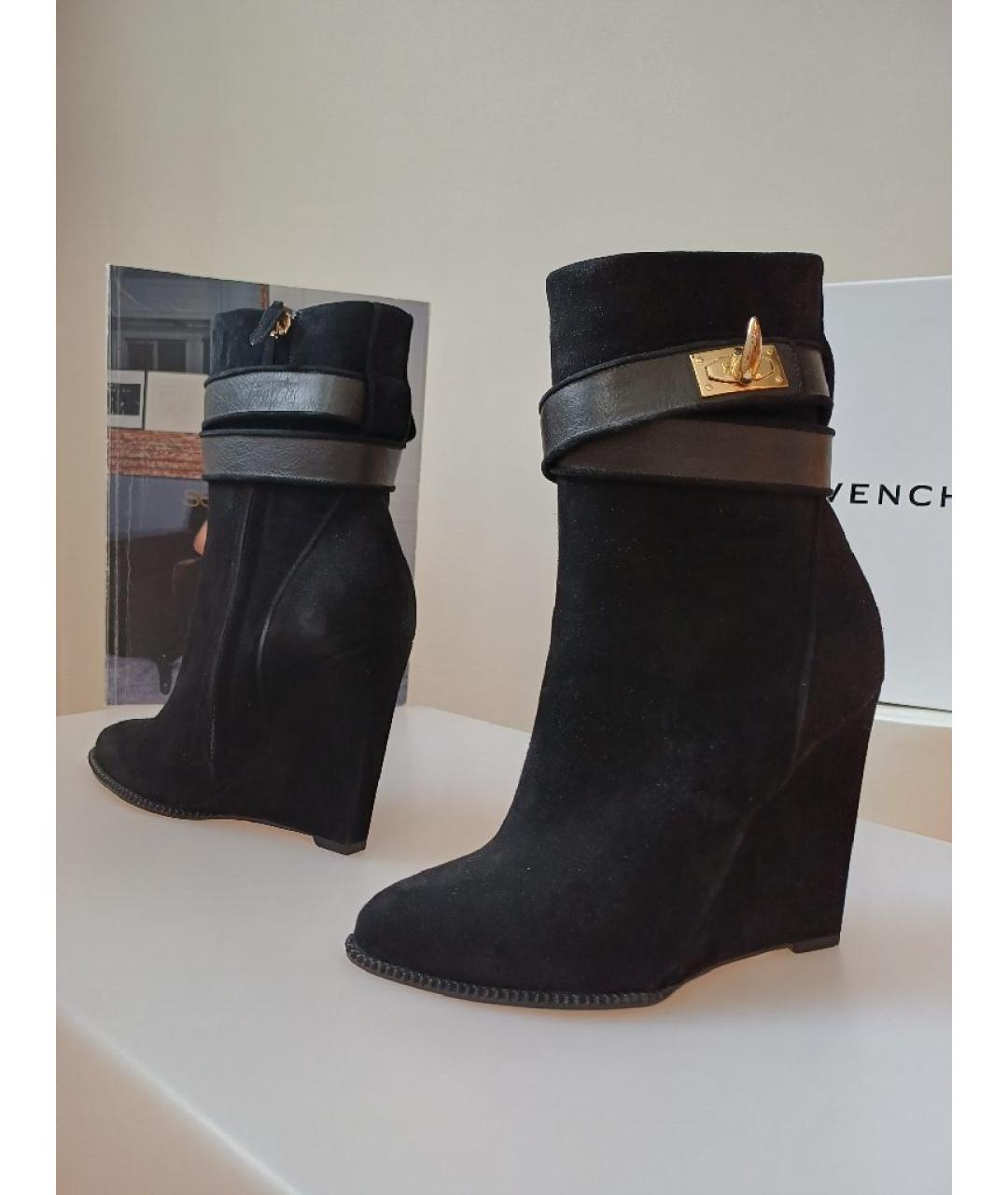 GIVENCHY Черные замшевые ботильоны, фото 6