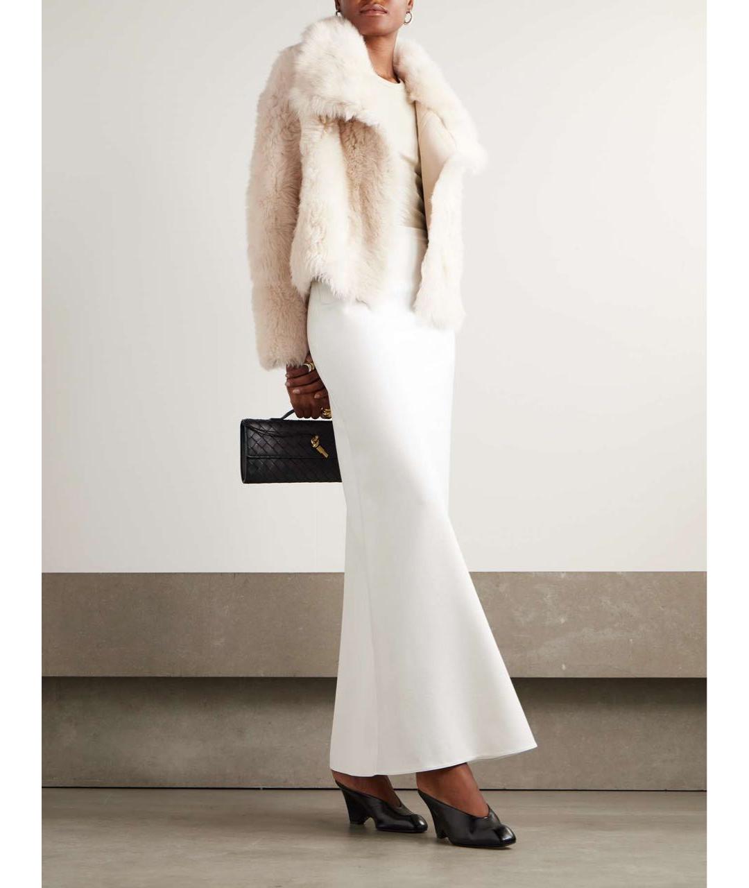 YVES SALOMON Бежевая шуба, фото 2