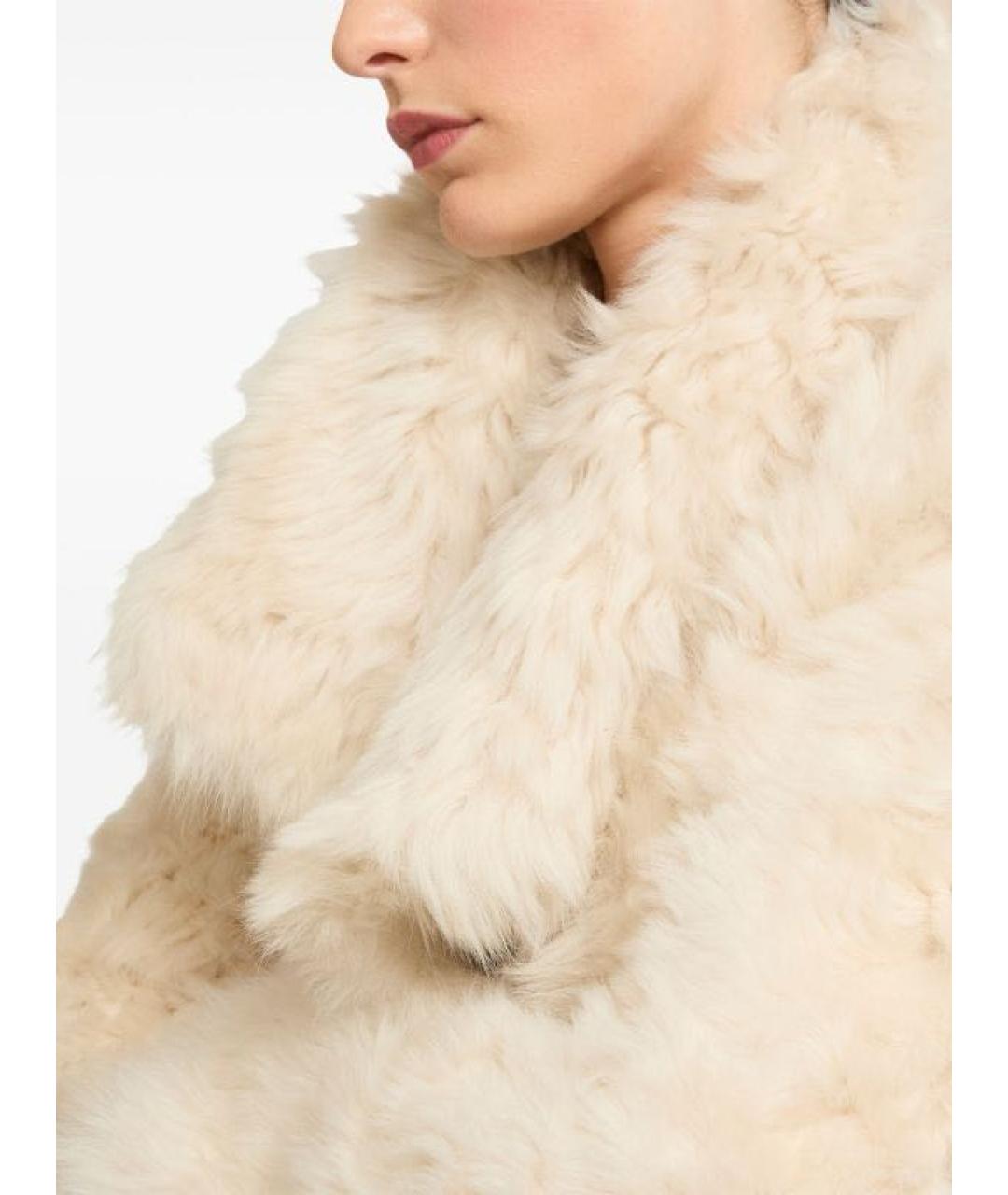 YVES SALOMON Бежевая шуба, фото 5