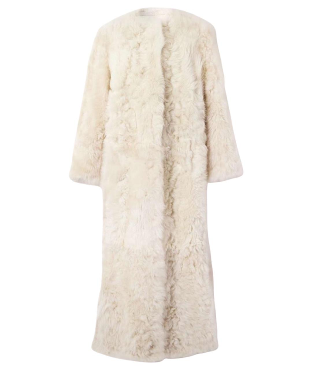 YVES SALOMON Бежевая дубленка, фото 1