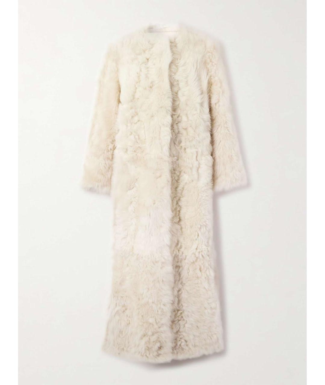 YVES SALOMON Бежевая дубленка, фото 7