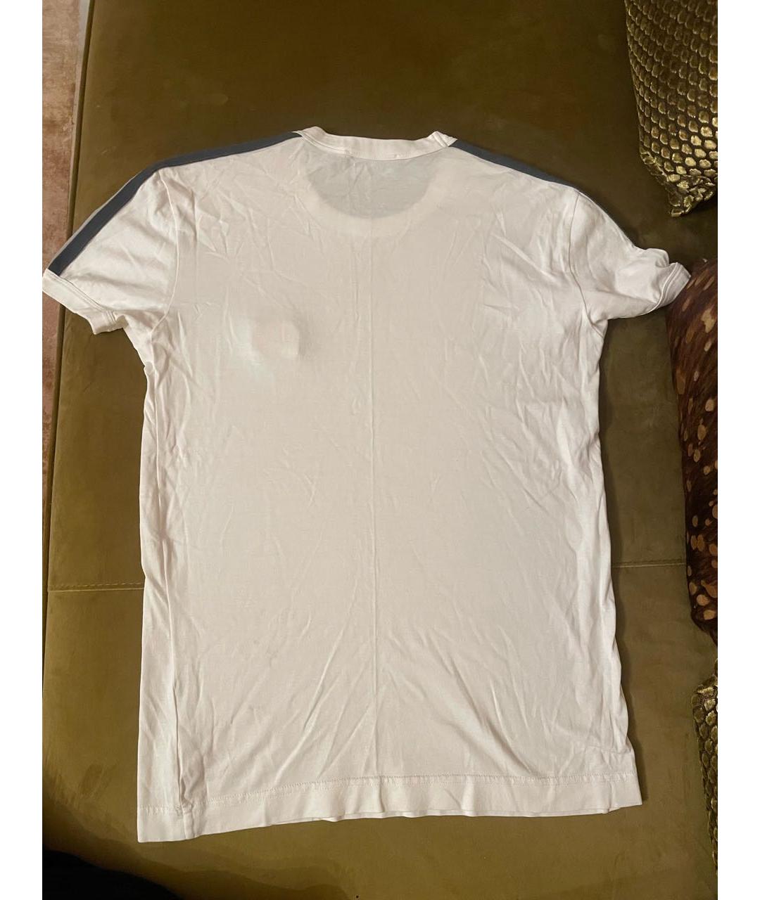 DOLCE&GABBANA Белая хлопковая футболка, фото 2